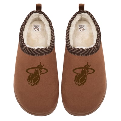 Miami Heat ISlide Unisex Tonal Logo Mission Slipper - Tan
