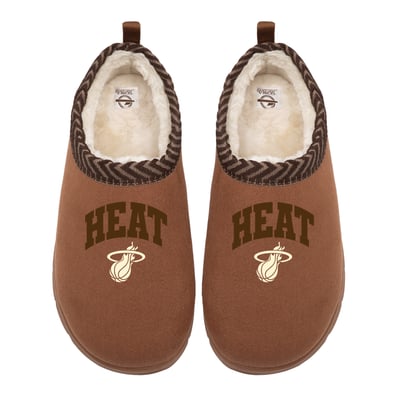 Miami Heat ISlide Unisex Tonal Pop Mission Slippers - Tan
