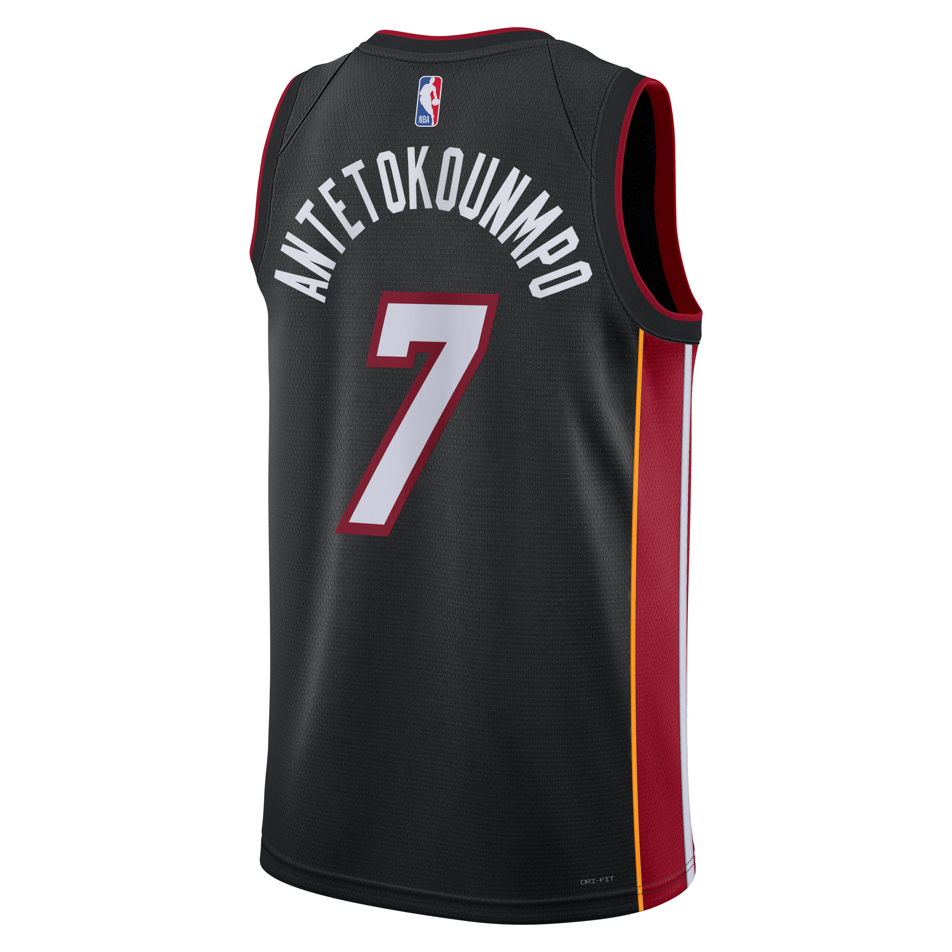 Unisex Nike Giannis Antetokounmpo Black Miami Heat Swingman Jersey - Icon Edition