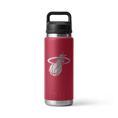 Miami Heat YETI 26oz. Rambler Chug Water Bottle