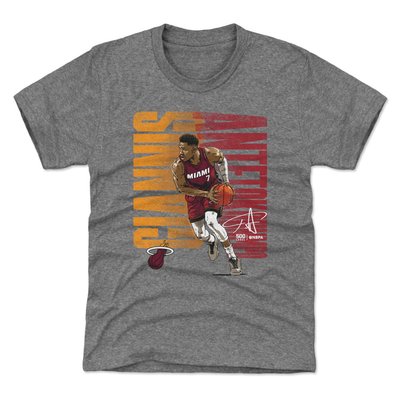 Giannis Antetokounmpo Miami Heat 500 Level Youth Bold T-Shirt - Gray