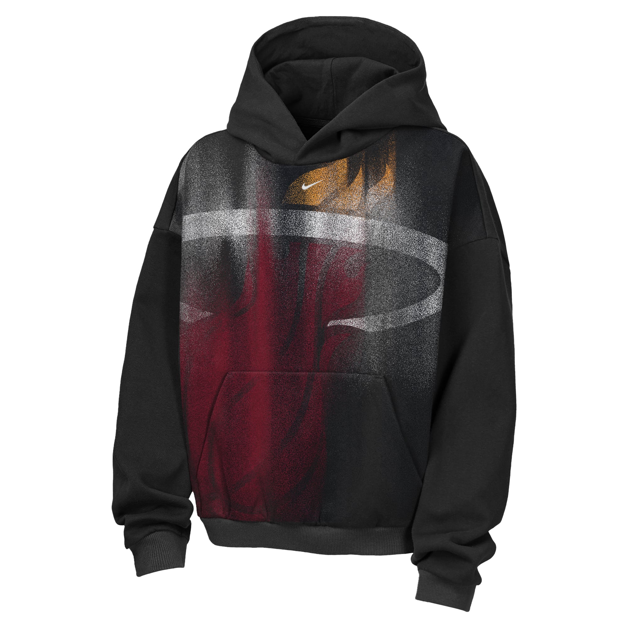 Sweat à capuche en polaire Nike Miami Heat 2026 Standard Issue Practice Icon noir pour enfant