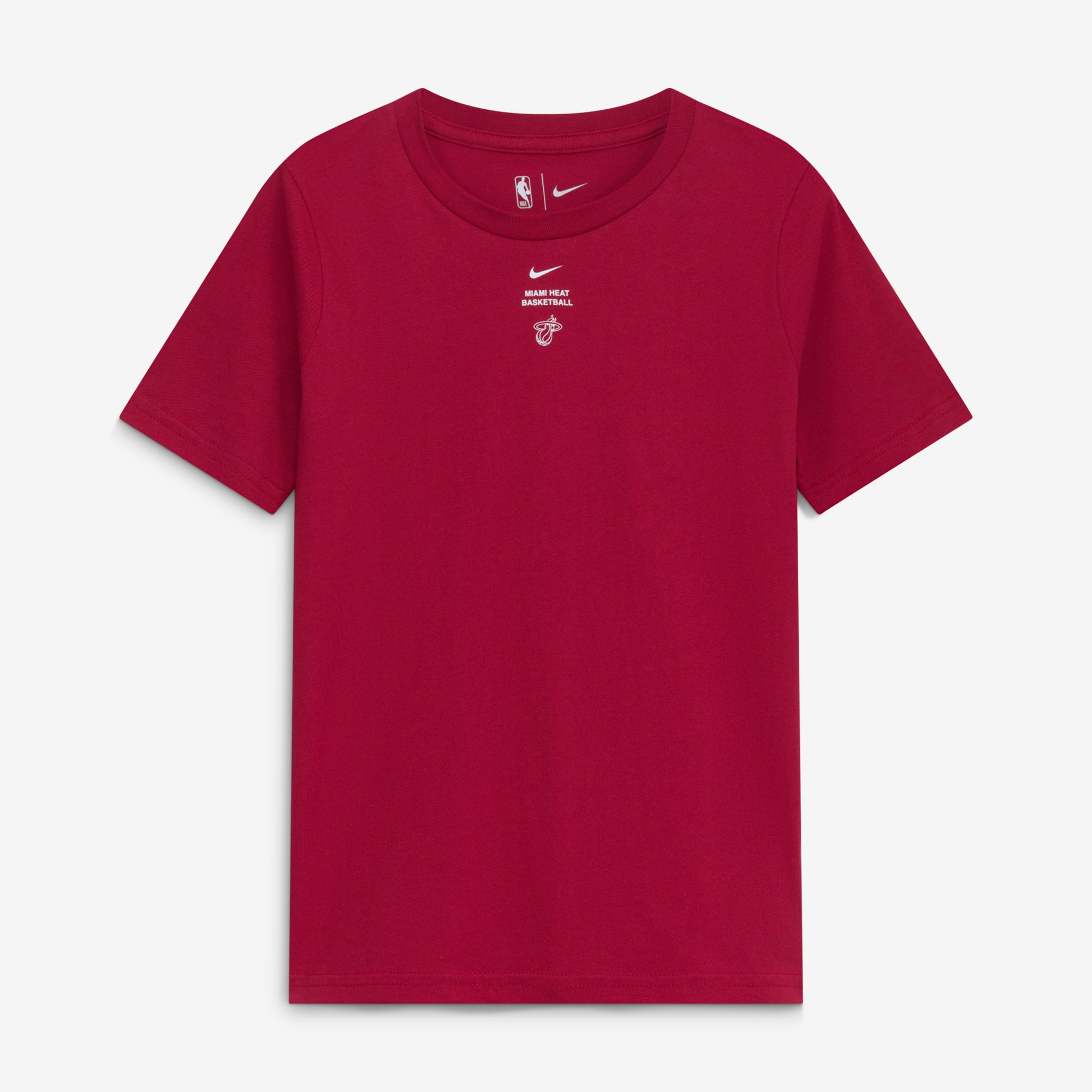 T-shirt d'entraînement Nike rouge Miami Heat 2026 pour jeunes, modèle standard