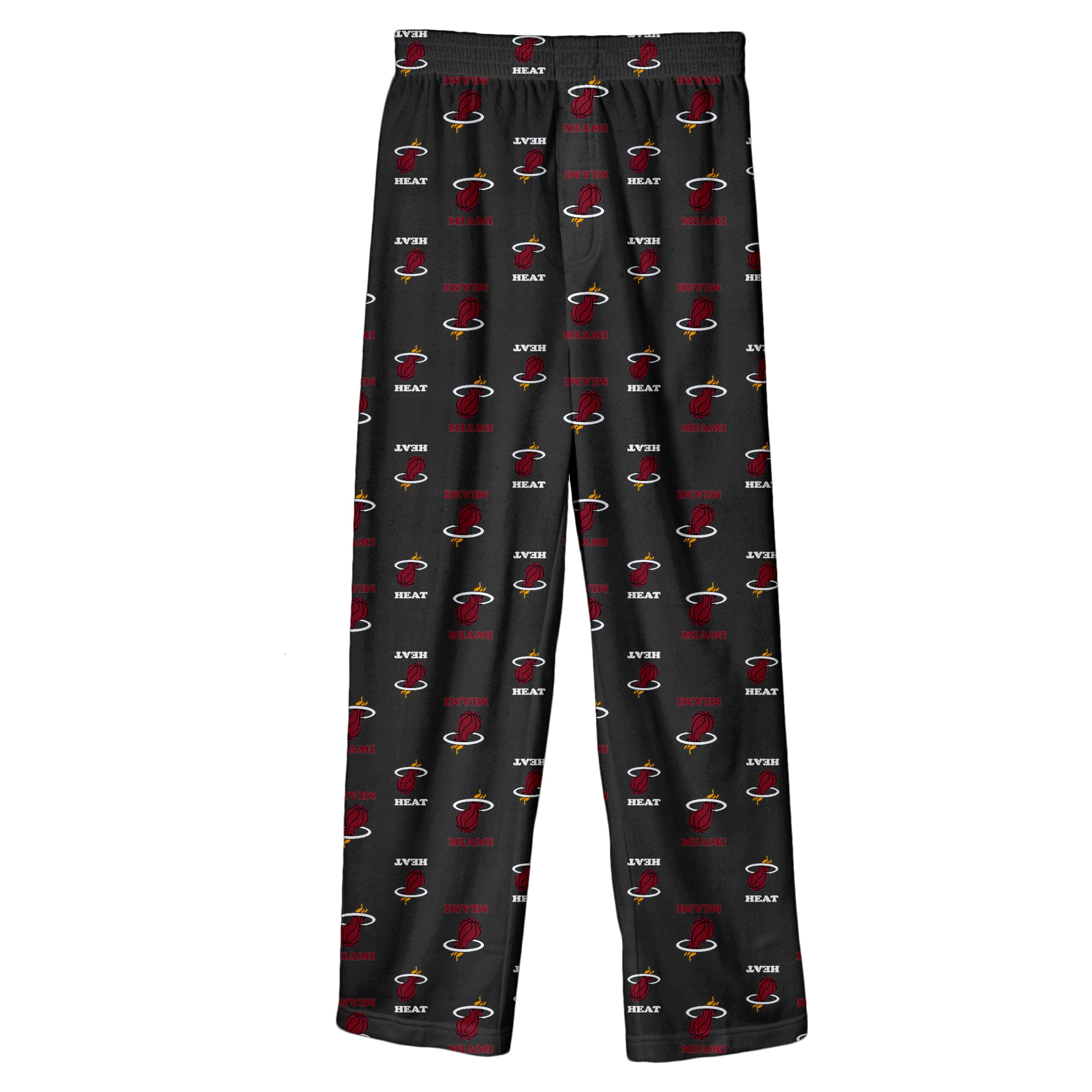 Pantalon de pyjama imprimé Miami Heat noir pour jeunes la marque Outerstuff