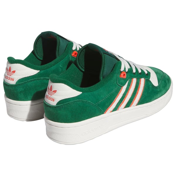 adidas Green Miami Hurricanes Rivalry Low Basketball Shoes display picture 2
