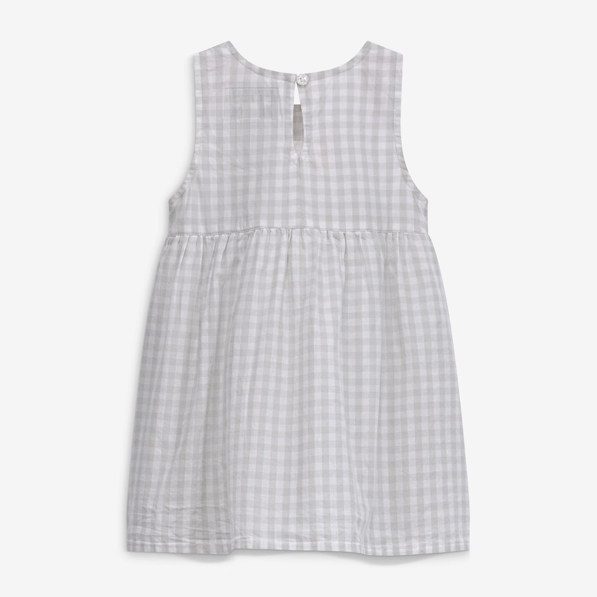 Girls Infant Garb  Gray Miami Hurricanes Loren Gingham Dress