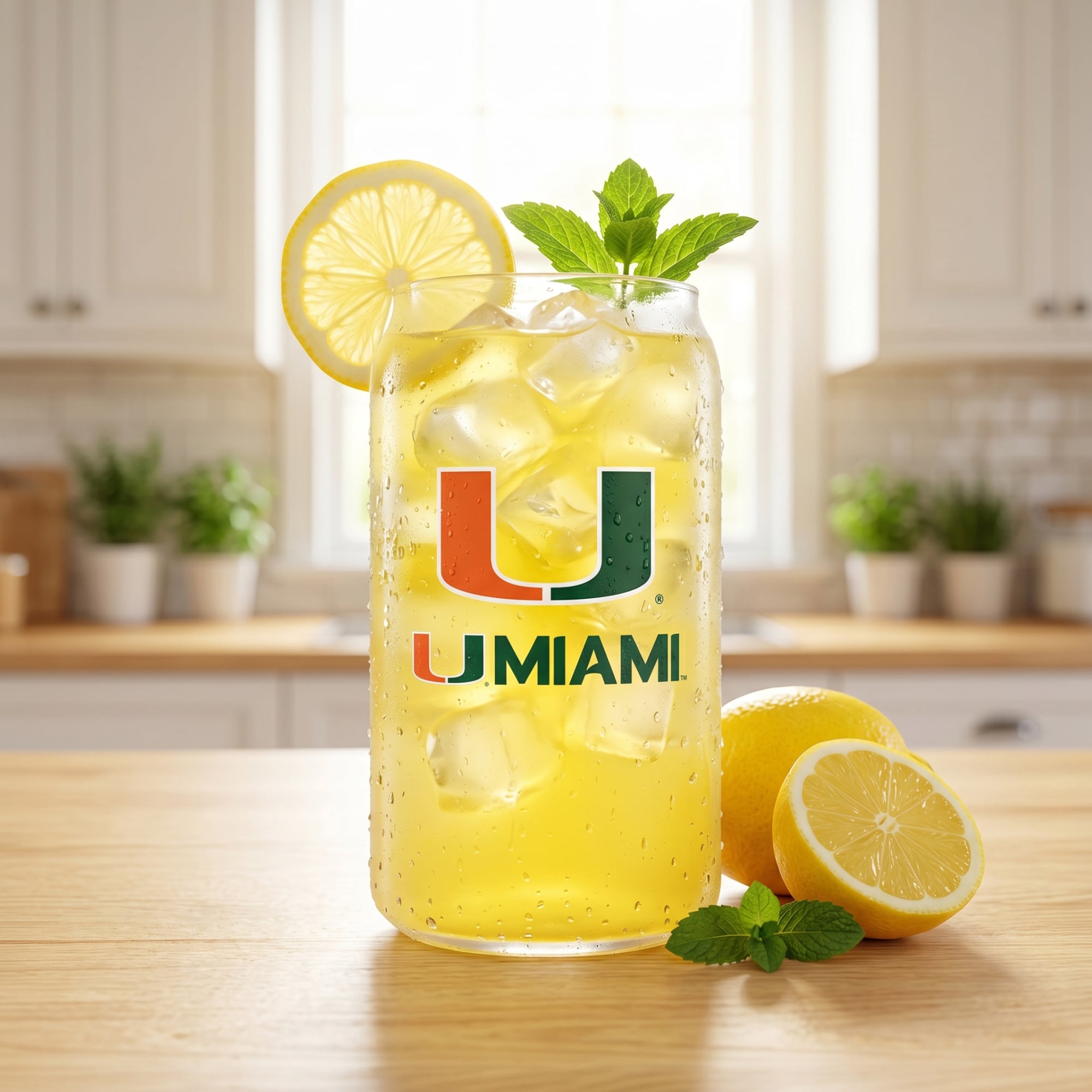 Ensemble de 4 canettes en verre Indigo Falls Miami Hurricanes Core Collectors