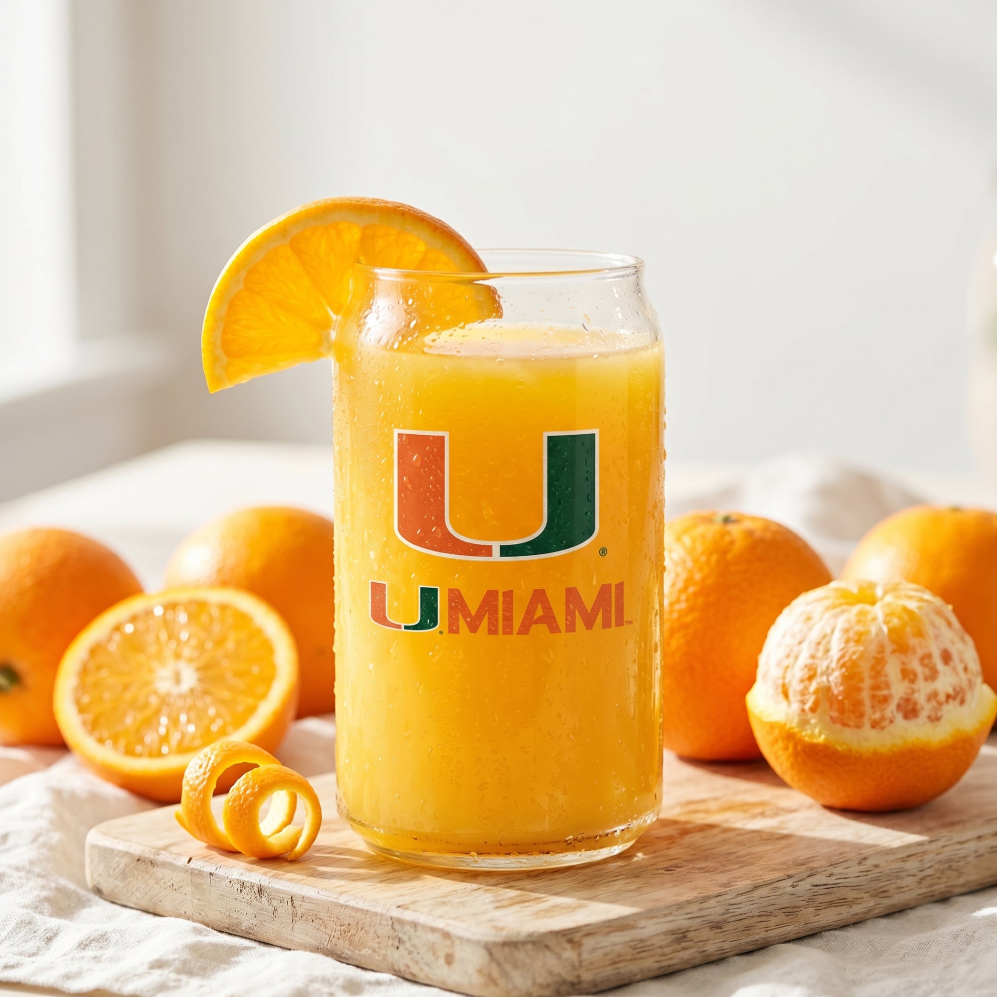 Ensemble de 4 canettes en verre Indigo Falls Miami Hurricanes Core Collectors