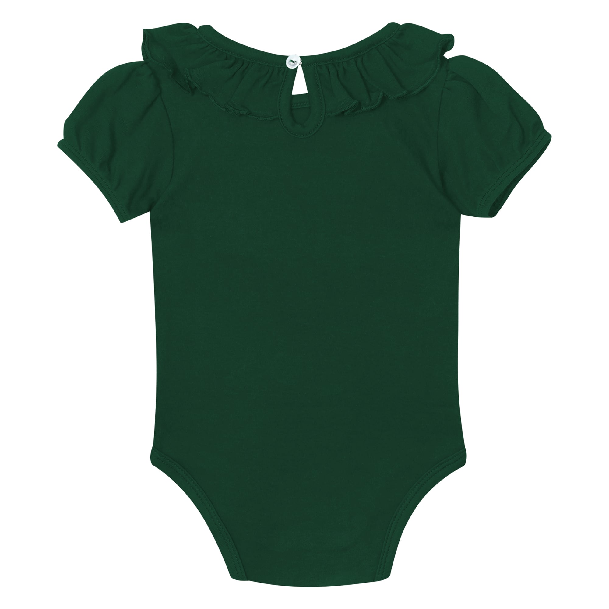 Infant Outerstuff Green/Gray Miami Hurricanes Two-Pack Playtime Ruffle Bodysuit Set