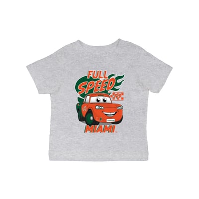 Miami Hurricanes Vive La Fete Infant Full Speed T-Shirt - Gray