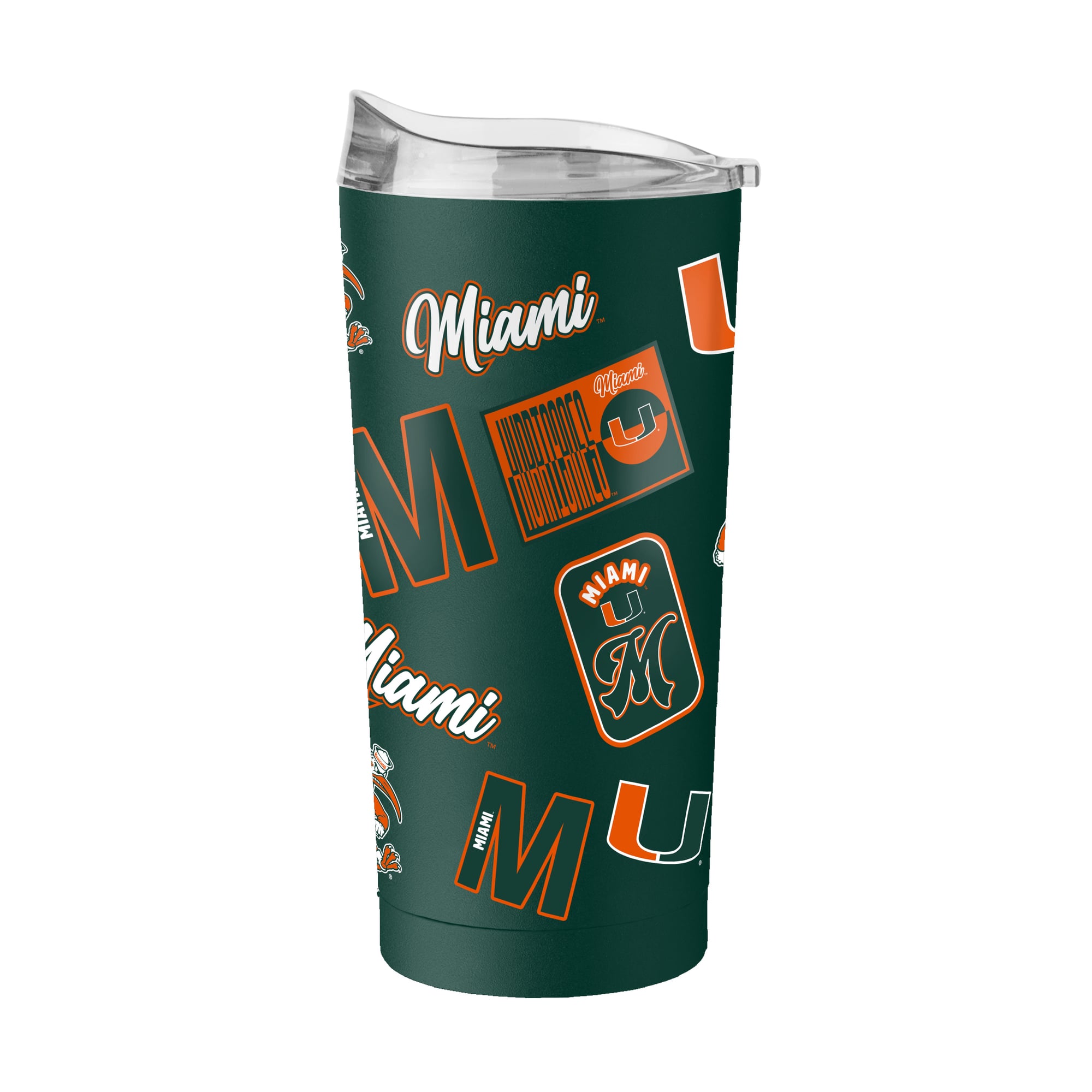Gobelet isotherme Dreamweave de 59 cl (20 oz) à revêtement en poudre Logo Brands Miami Hurricanes