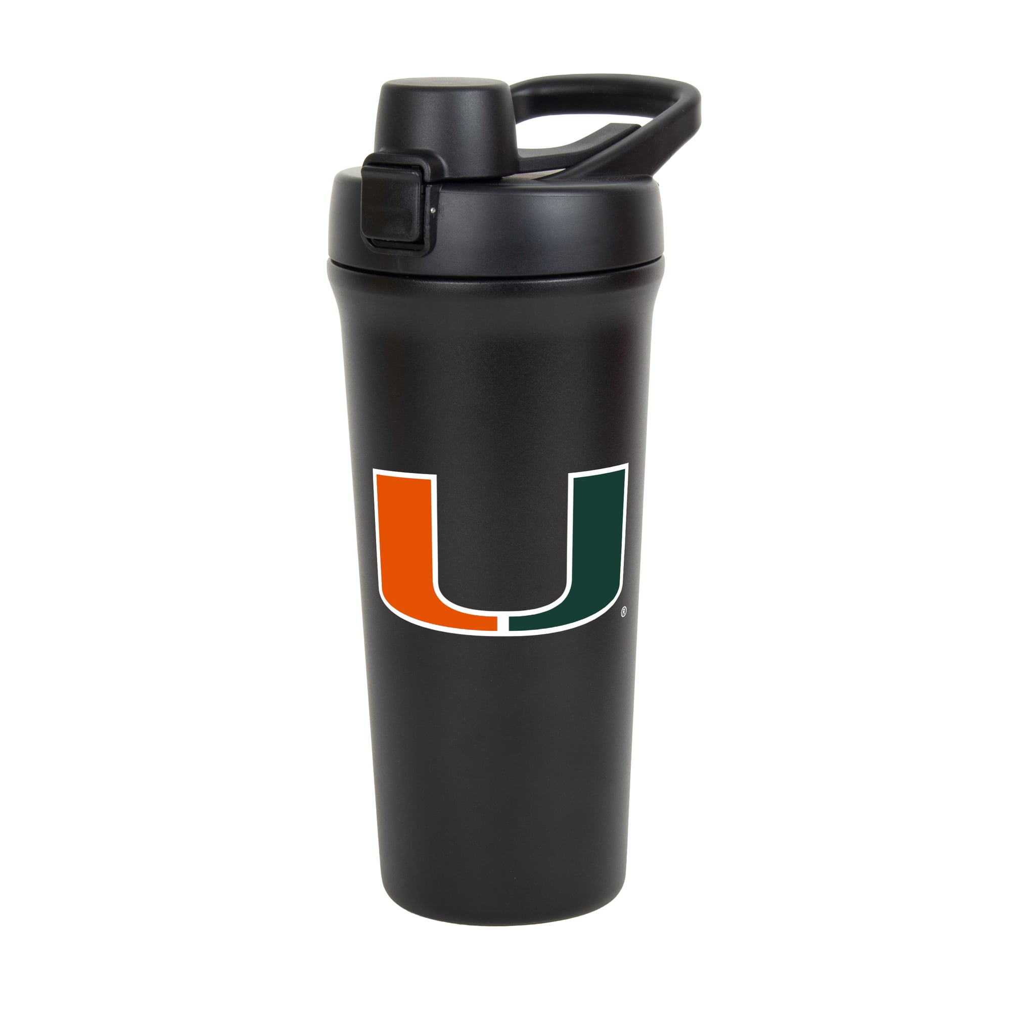 Bouteille shaker réversible Logo Brands Miami Hurricanes de 77 cl