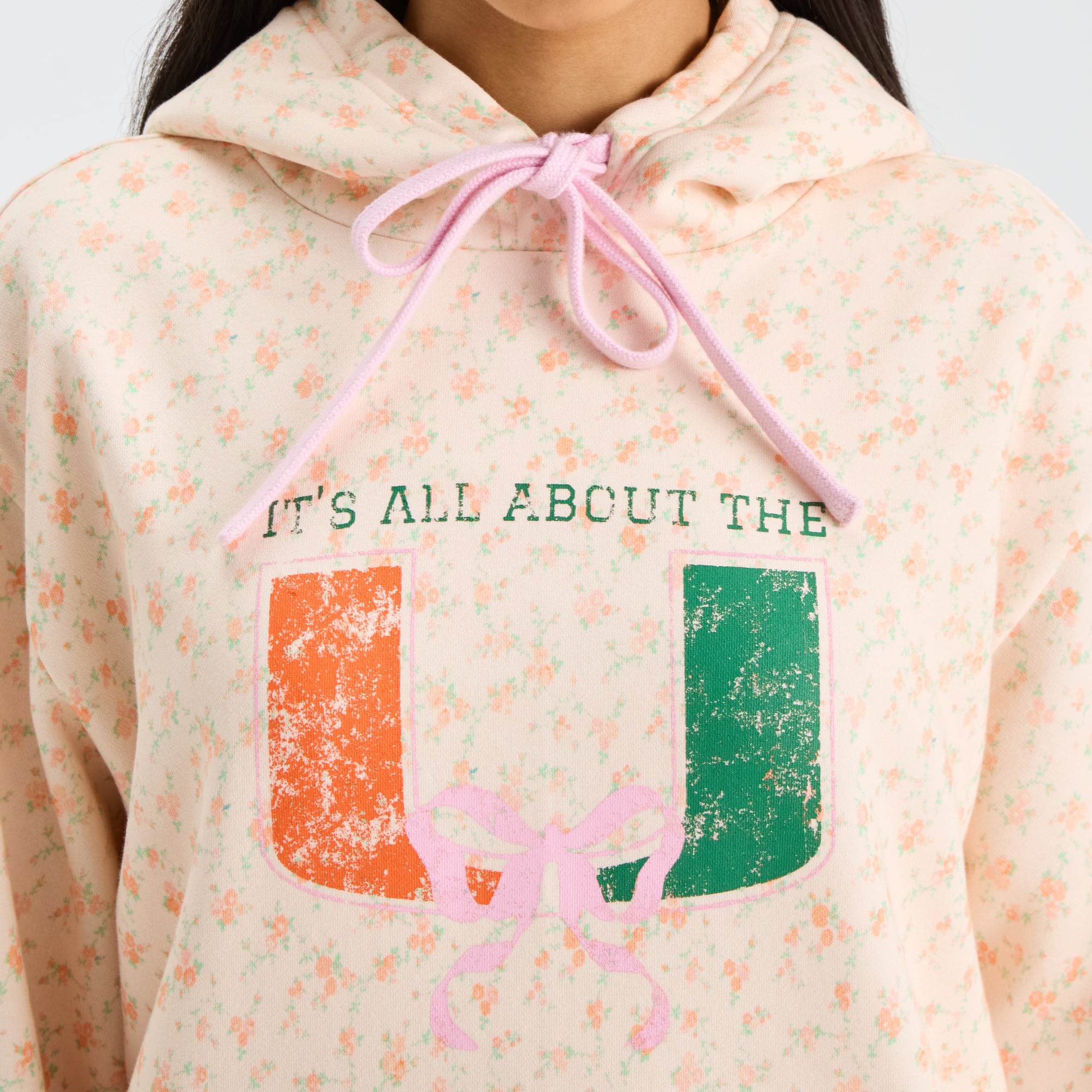 LoveShackFancy Women's Orange Miami Hurricanes Nacova Hoodie