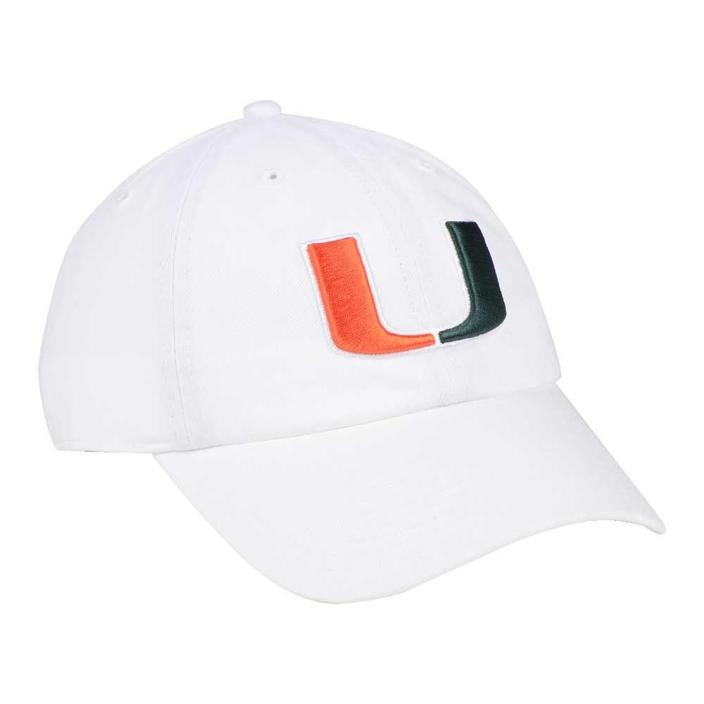 Casquette ajustable blanche « 47 Miami Hurricanes Clean Up » pour homme