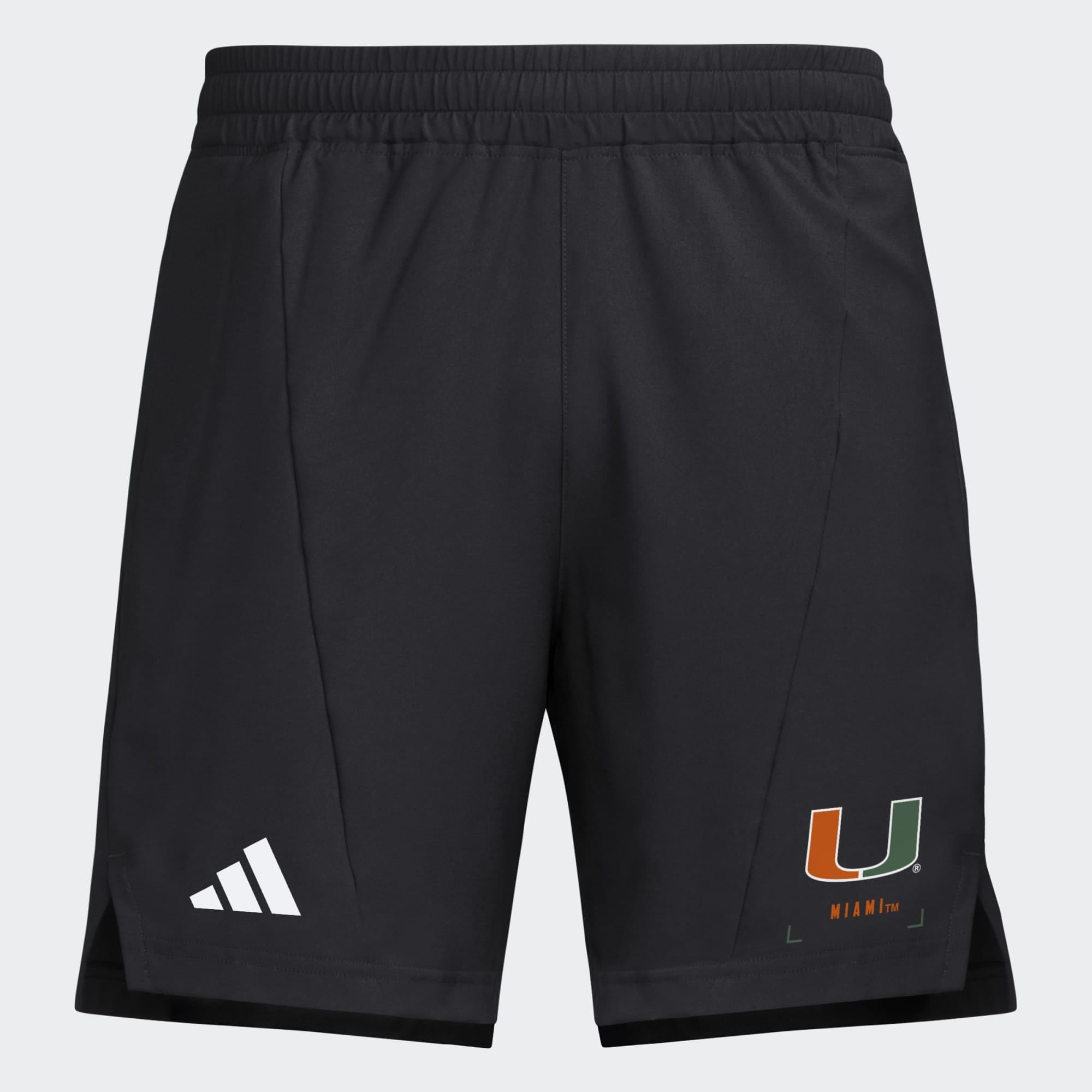 Men's adidas Black Miami Hurricanes D4T Shorts