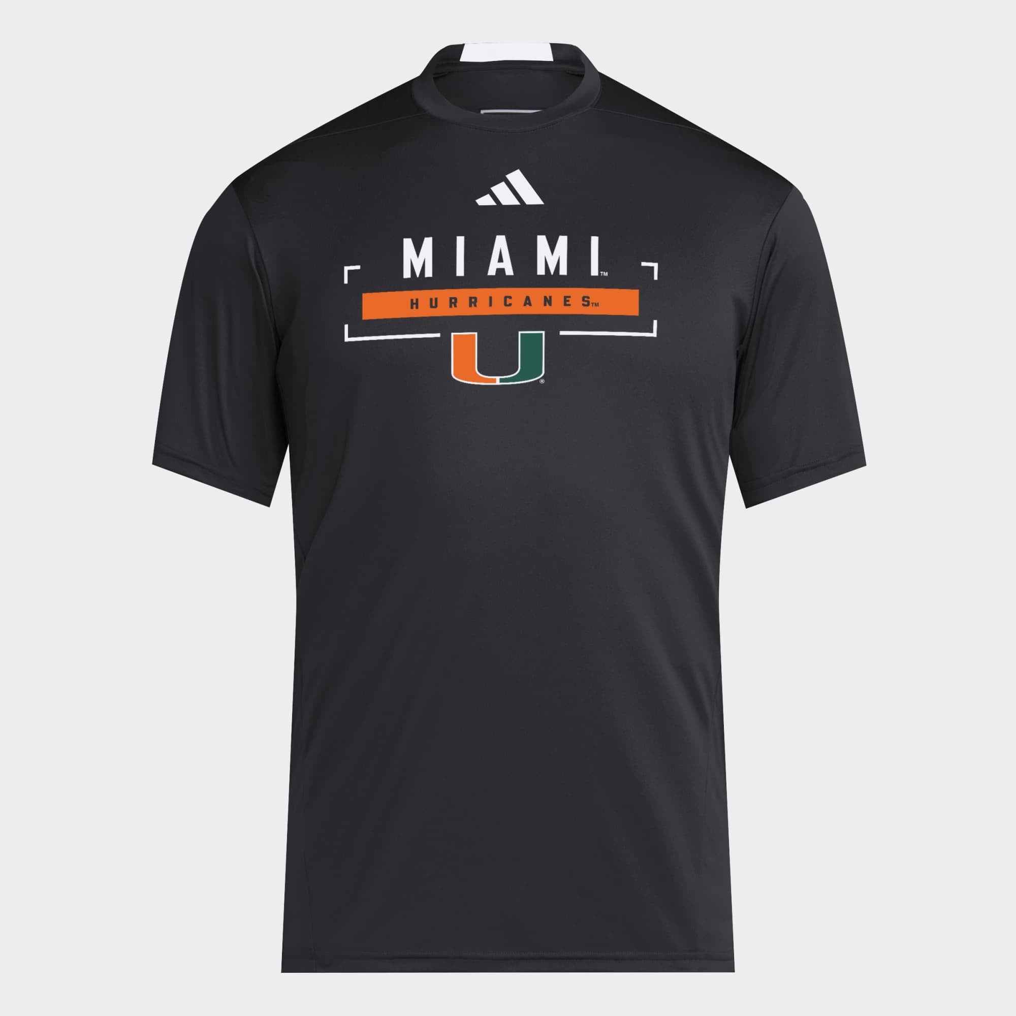 Men's adidas Miami Hurricanes D4T Tri-Blend T-Shirt