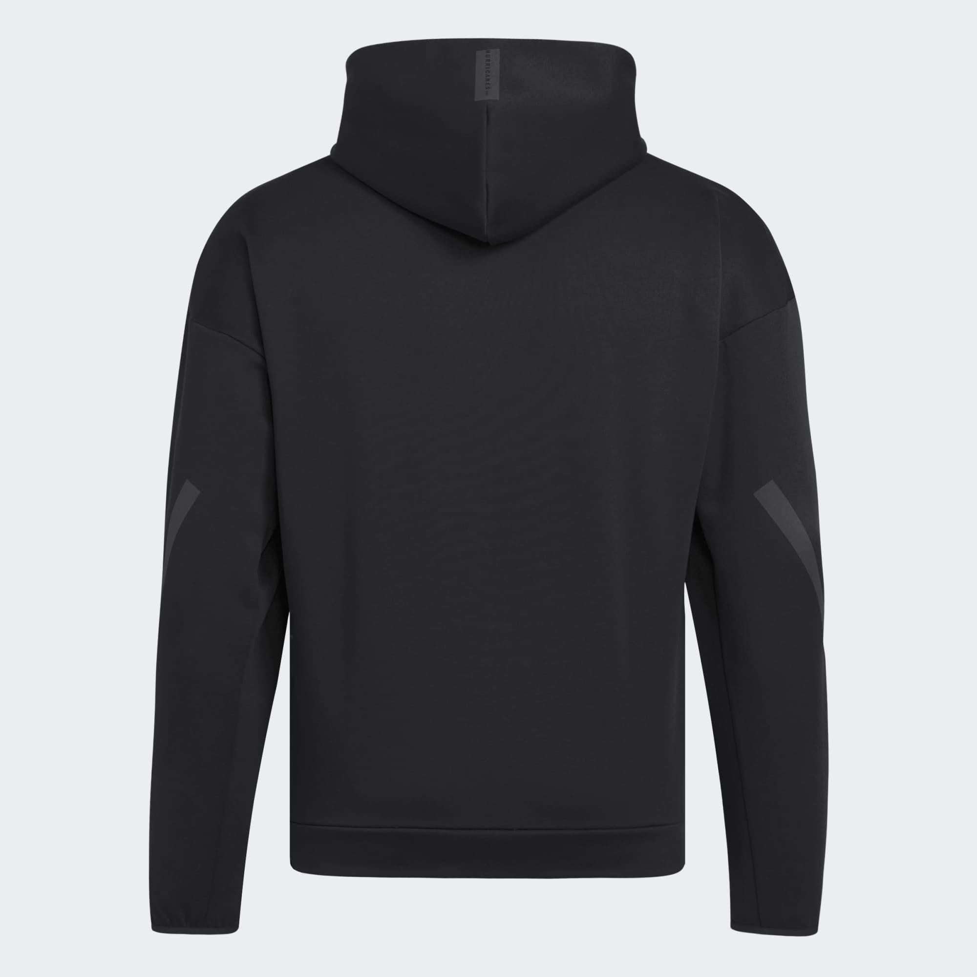 Men's adidas Black Miami Hurricanes Z.N.E Full-Zip Hoodie