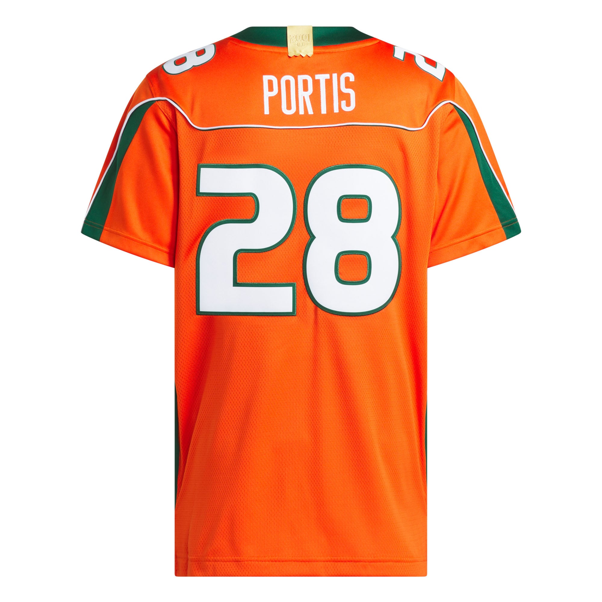 Maillot domicile adidas Clinton Portis orange Miami Hurricanes Premier pour homme