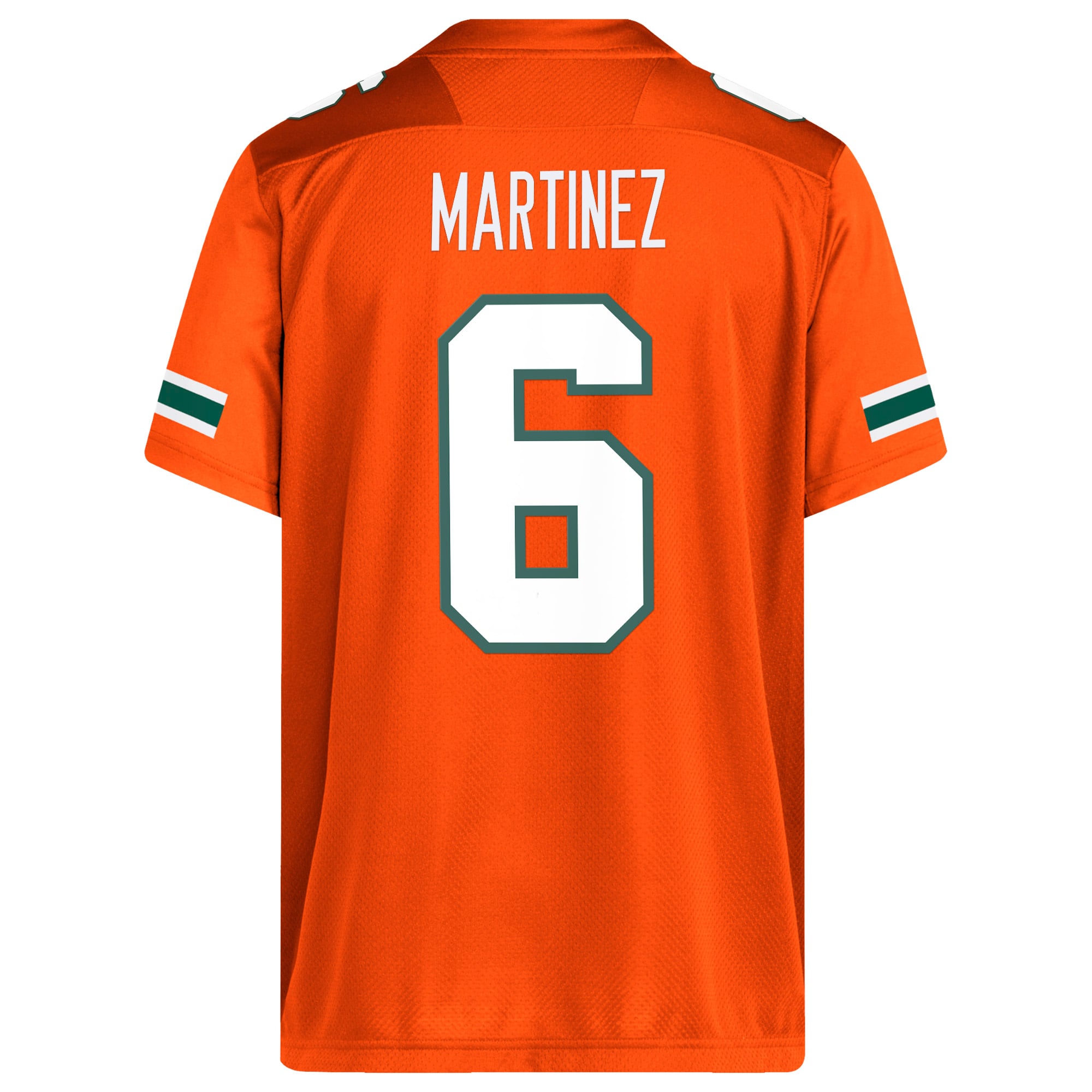 Maillot de football adidas Damien Martinez Orange Miami Hurricanes NIL pour homme