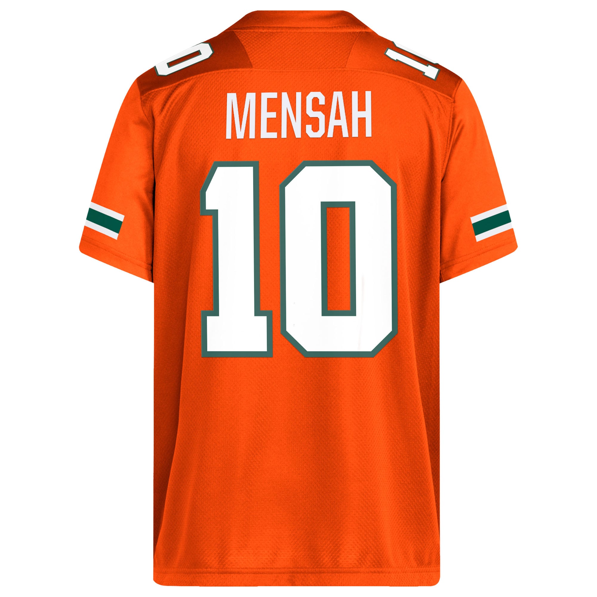 Maillot de football américain adidas Darian Mensah orange Miami Hurricanes pour homme