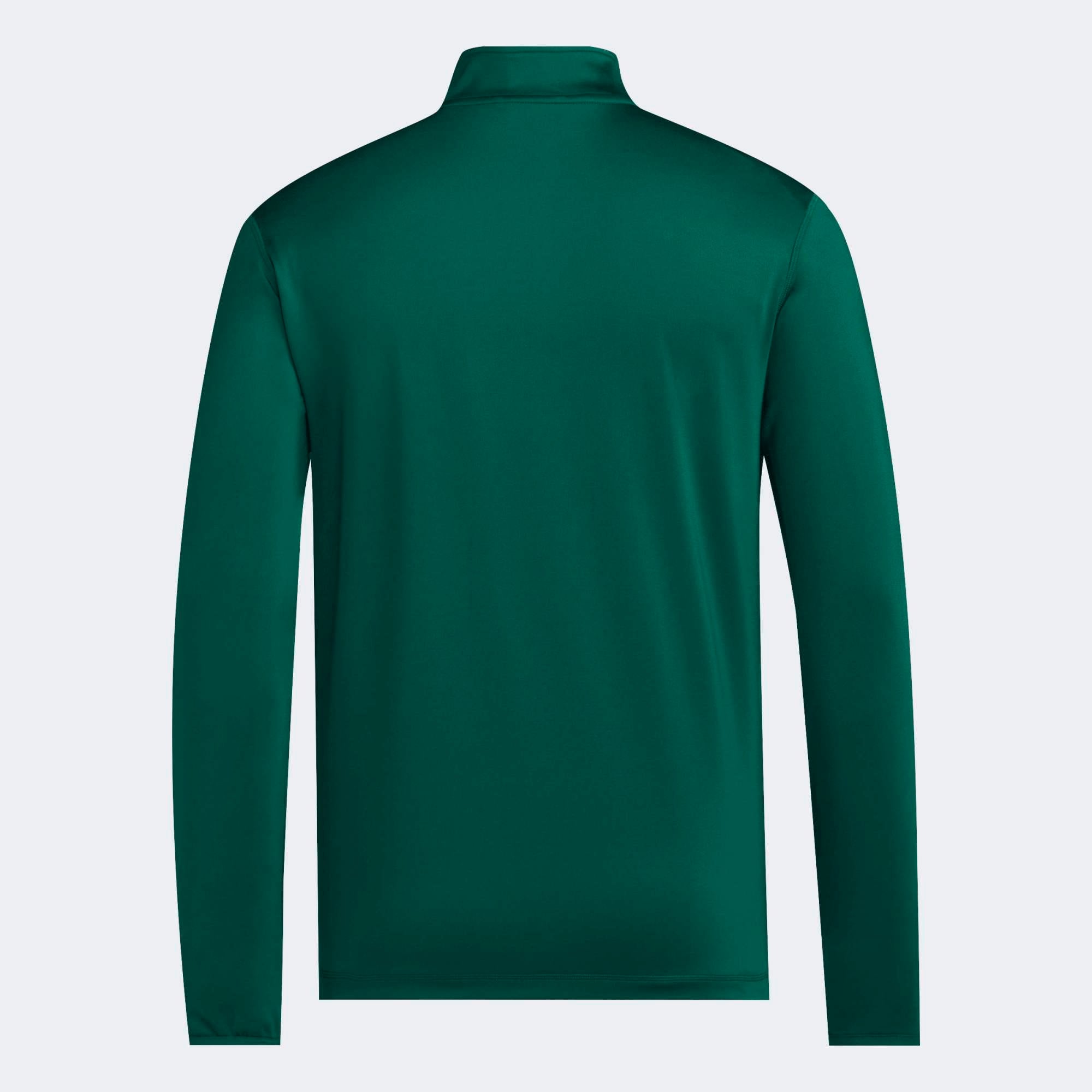 Pull-over adidas vert Miami Hurricanes 2026 Sideline Ultimate 365 à col zippé pour homme