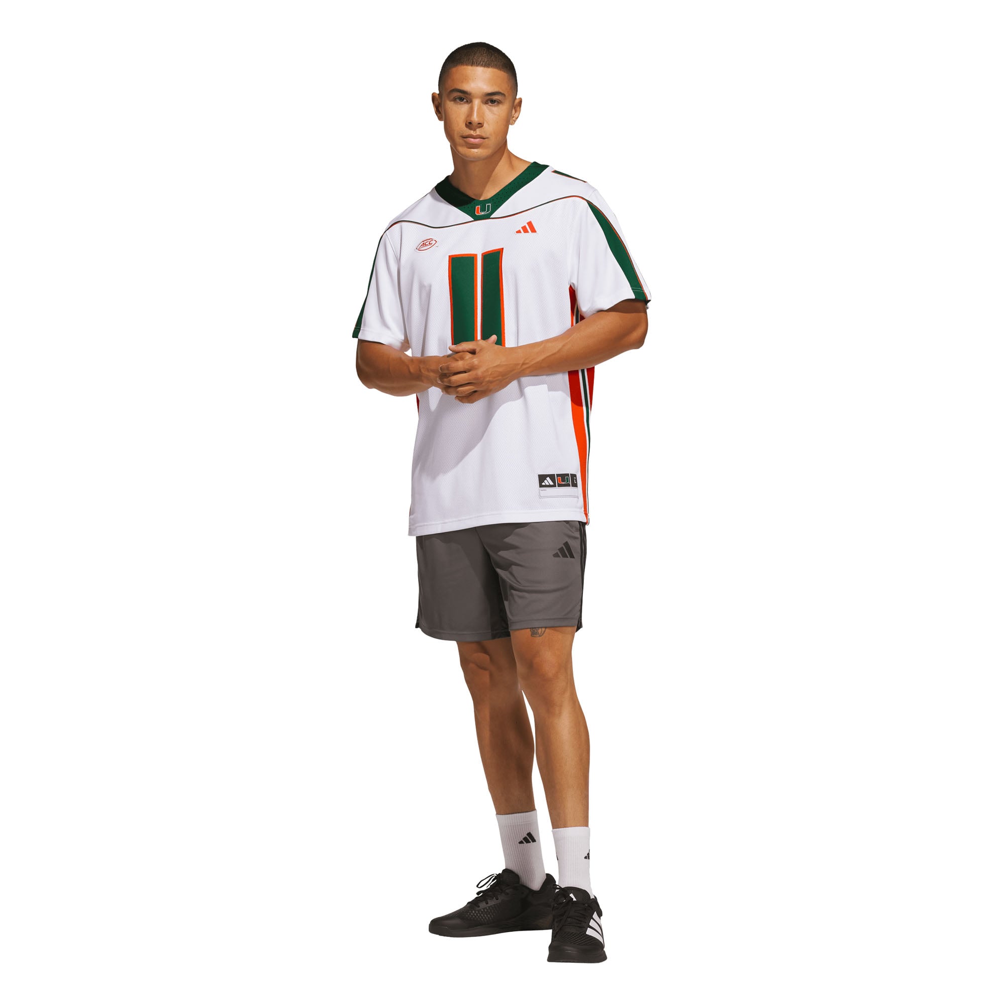 Maillot adidas Ken Dorsey blanc Miami Hurricanes Away It's Back Premier pour homme