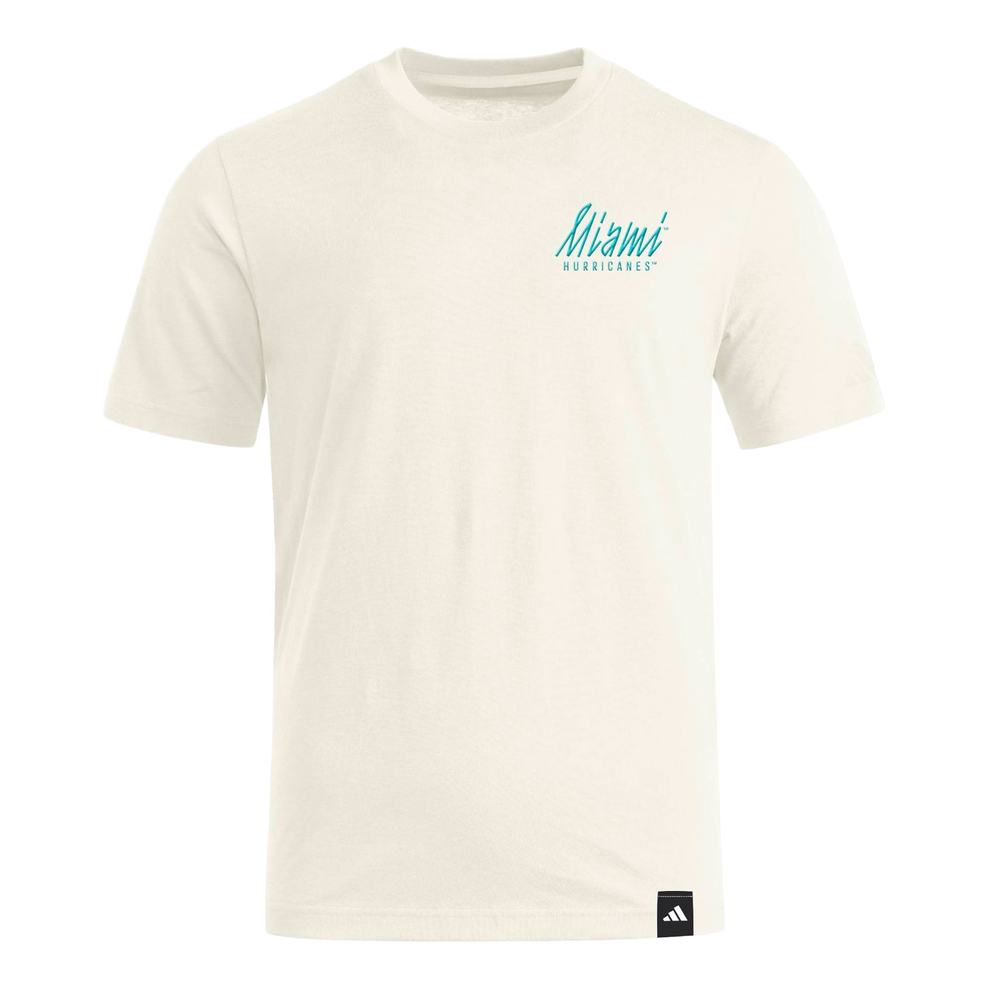 T-shirt adidas Natural Miami Hurricanes Elevated Fan pour homme