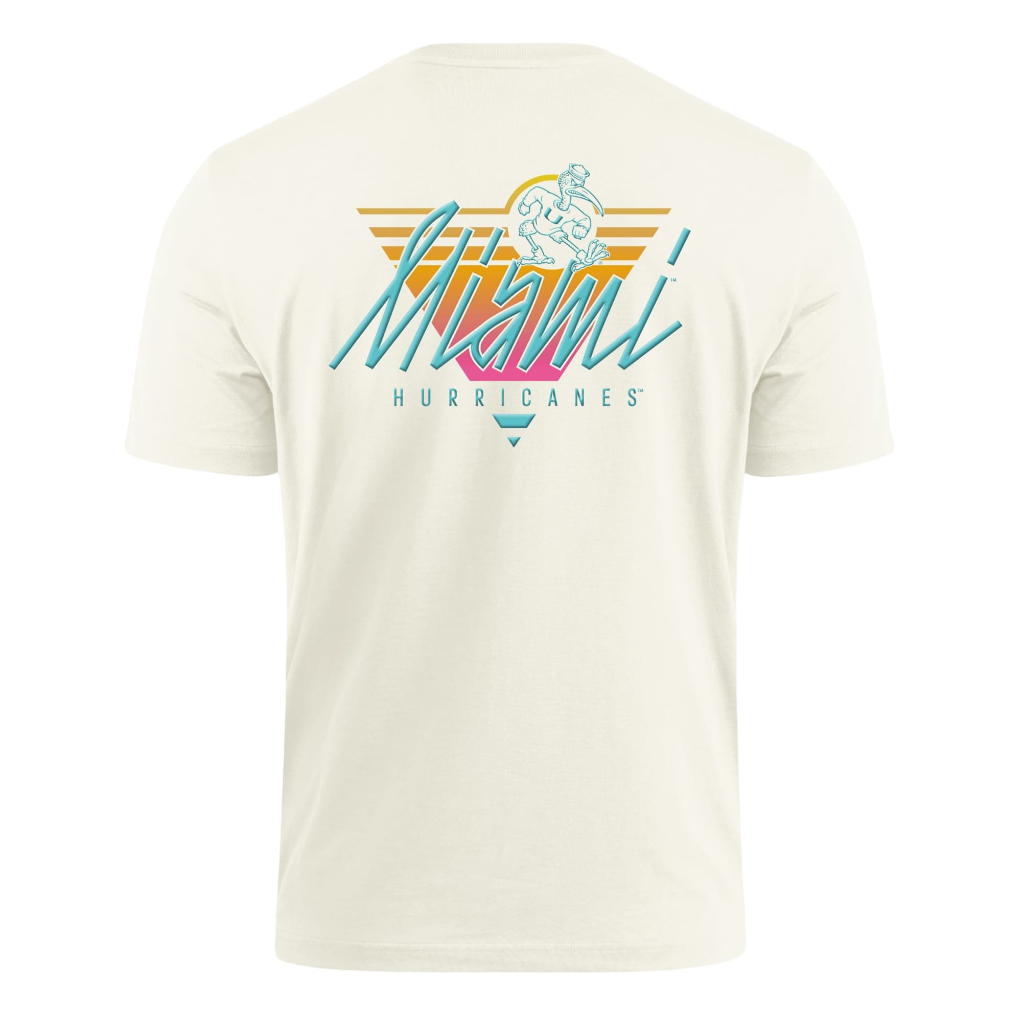 T-shirt adidas Natural Miami Hurricanes Elevated Fan pour homme