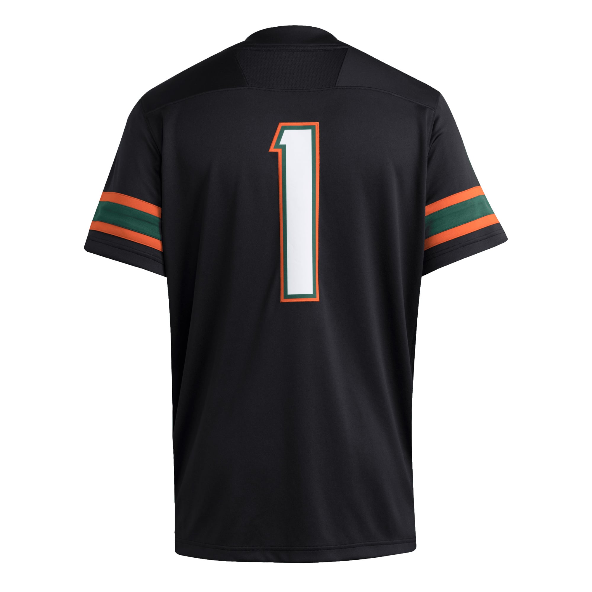 Maillot adidas #1 blanc des Miami Hurricanes Premier pour homme