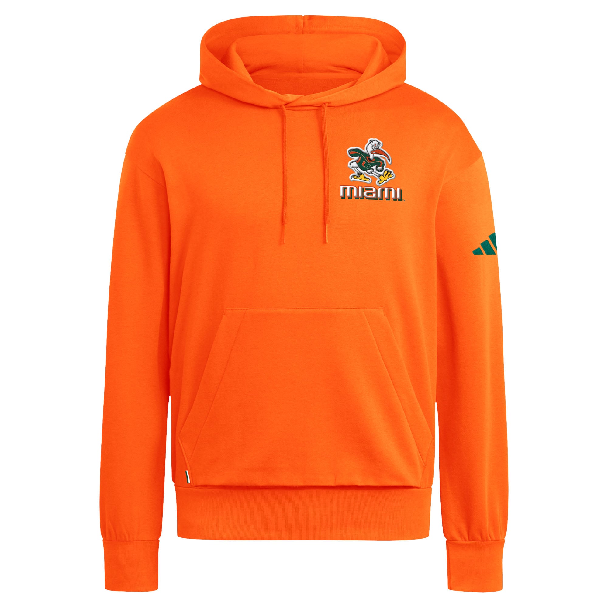 Sweat à capuche polaire adidas Orange Miami Hurricanes It's Back pour homme