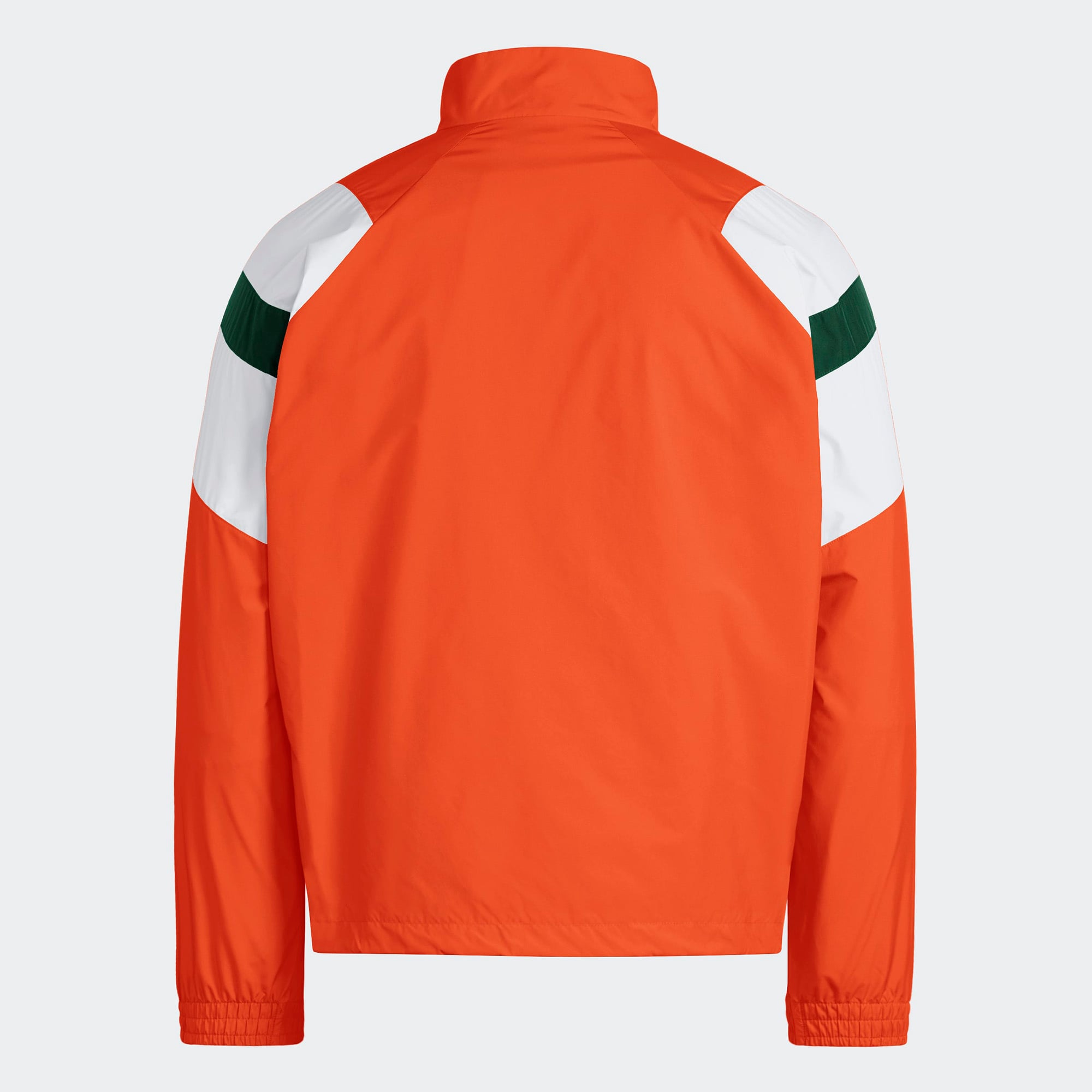 Veste de survêtement zippée adidas Miami Hurricanes orange pour homme « It's Back »