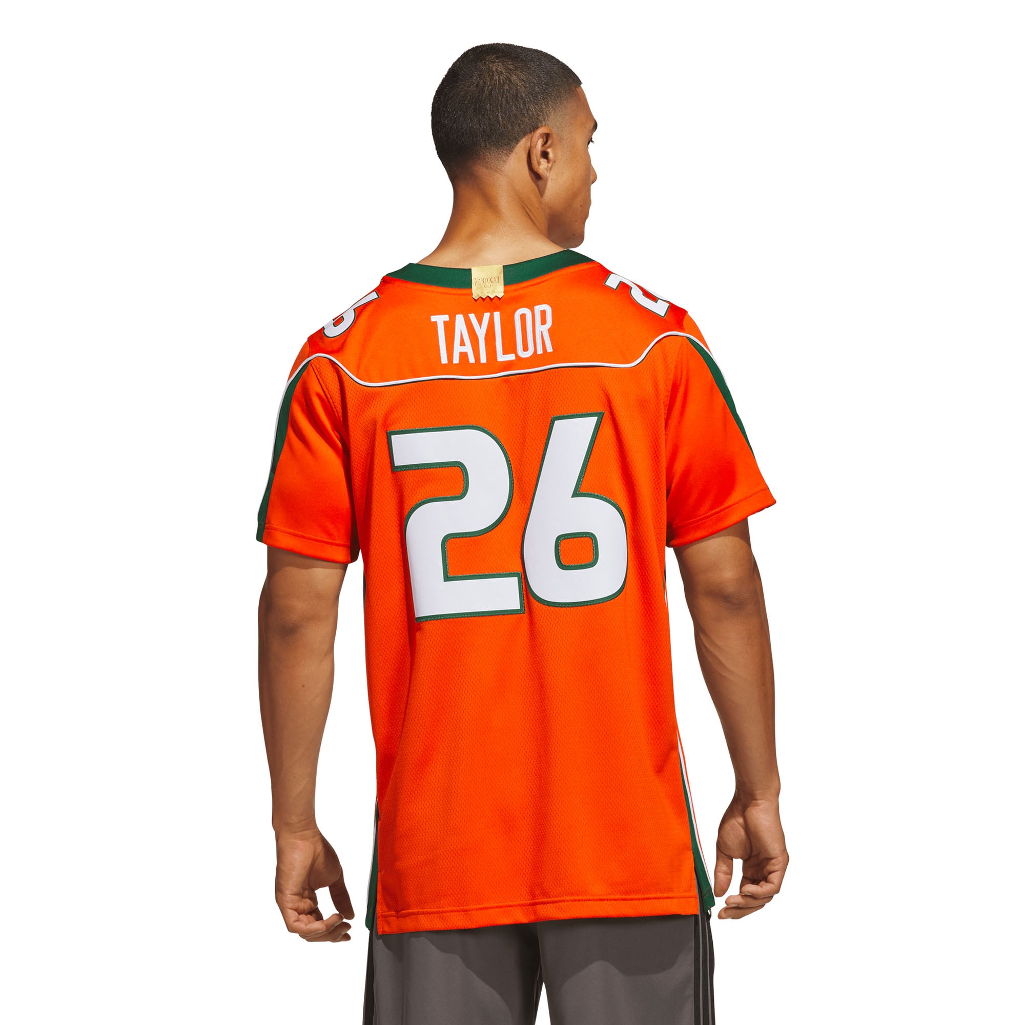Maillot domicile adidas Sean Taylor orange Miami Hurricanes Premier pour homme