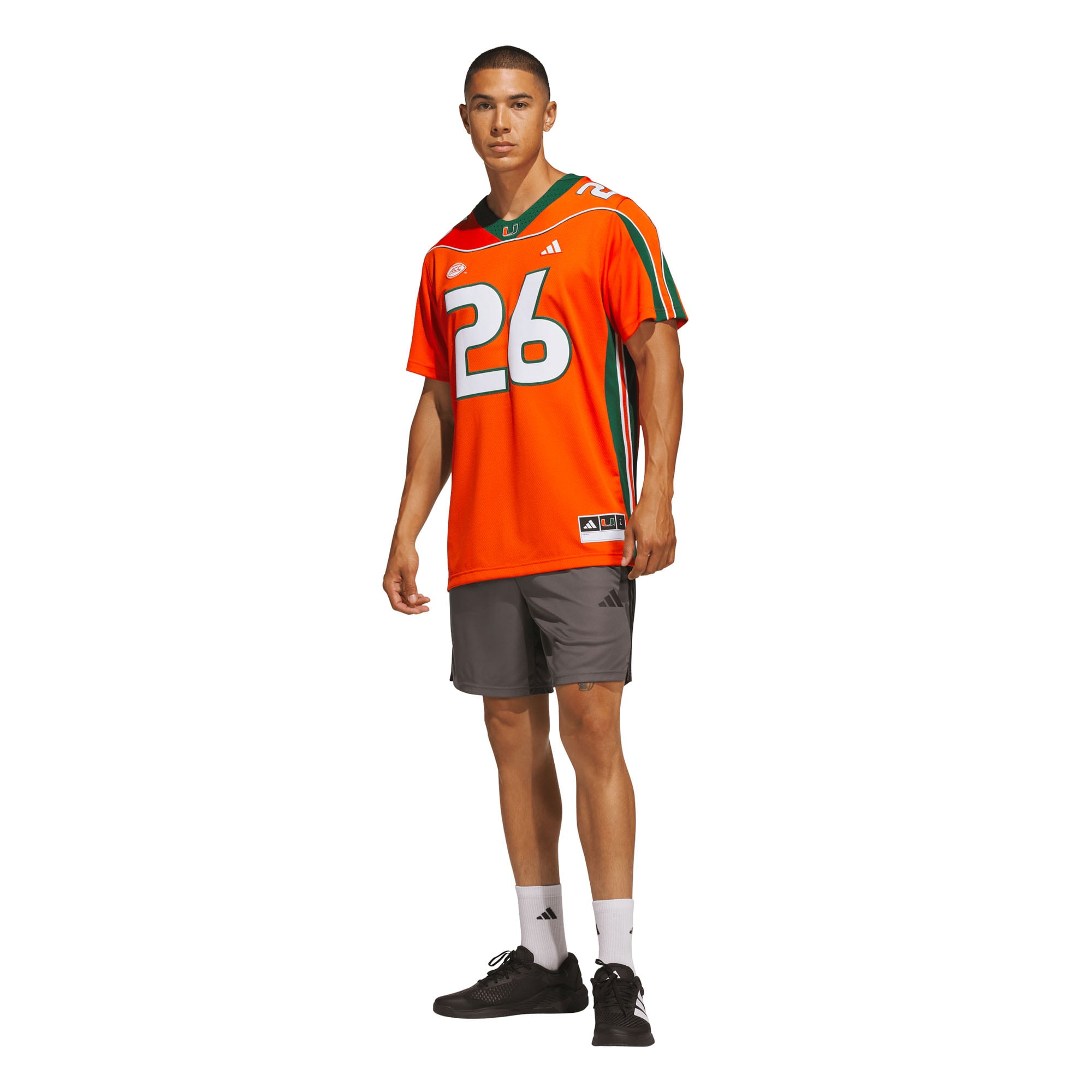 Maillot domicile adidas Sean Taylor orange Miami Hurricanes Premier pour homme