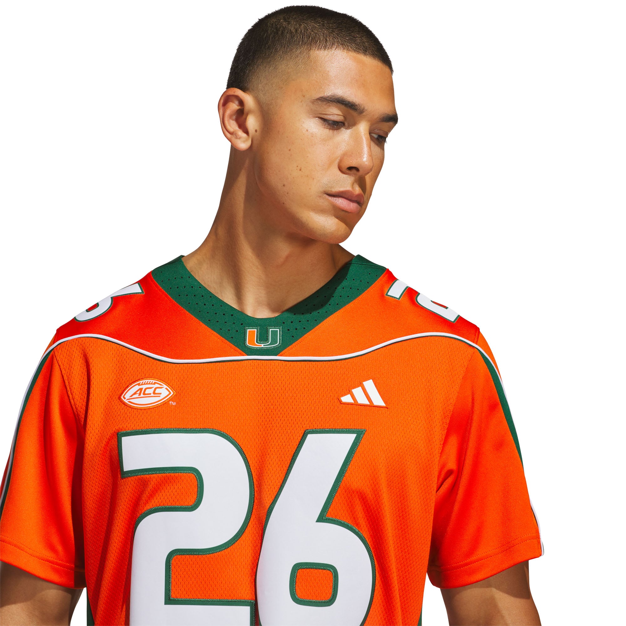 Maillot domicile adidas Sean Taylor orange Miami Hurricanes Premier pour homme