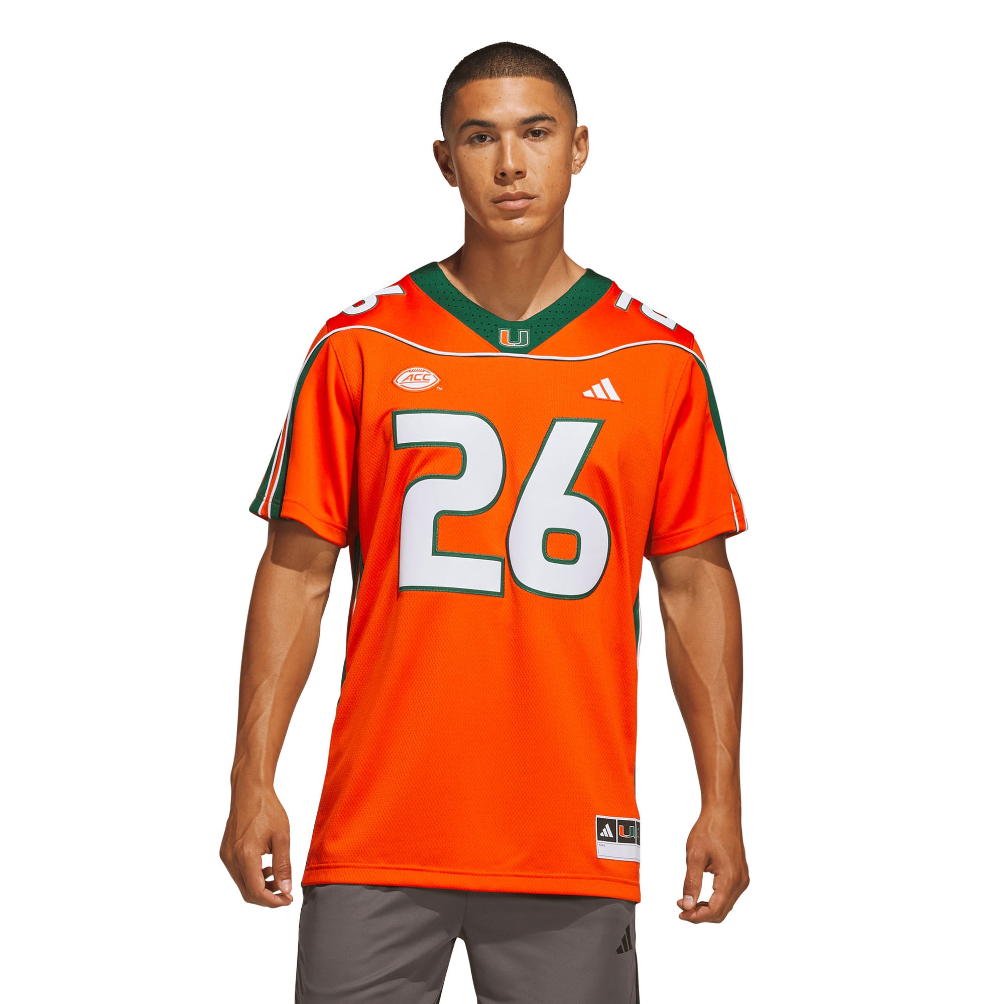 Maillot domicile adidas Sean Taylor orange Miami Hurricanes Premier pour homme