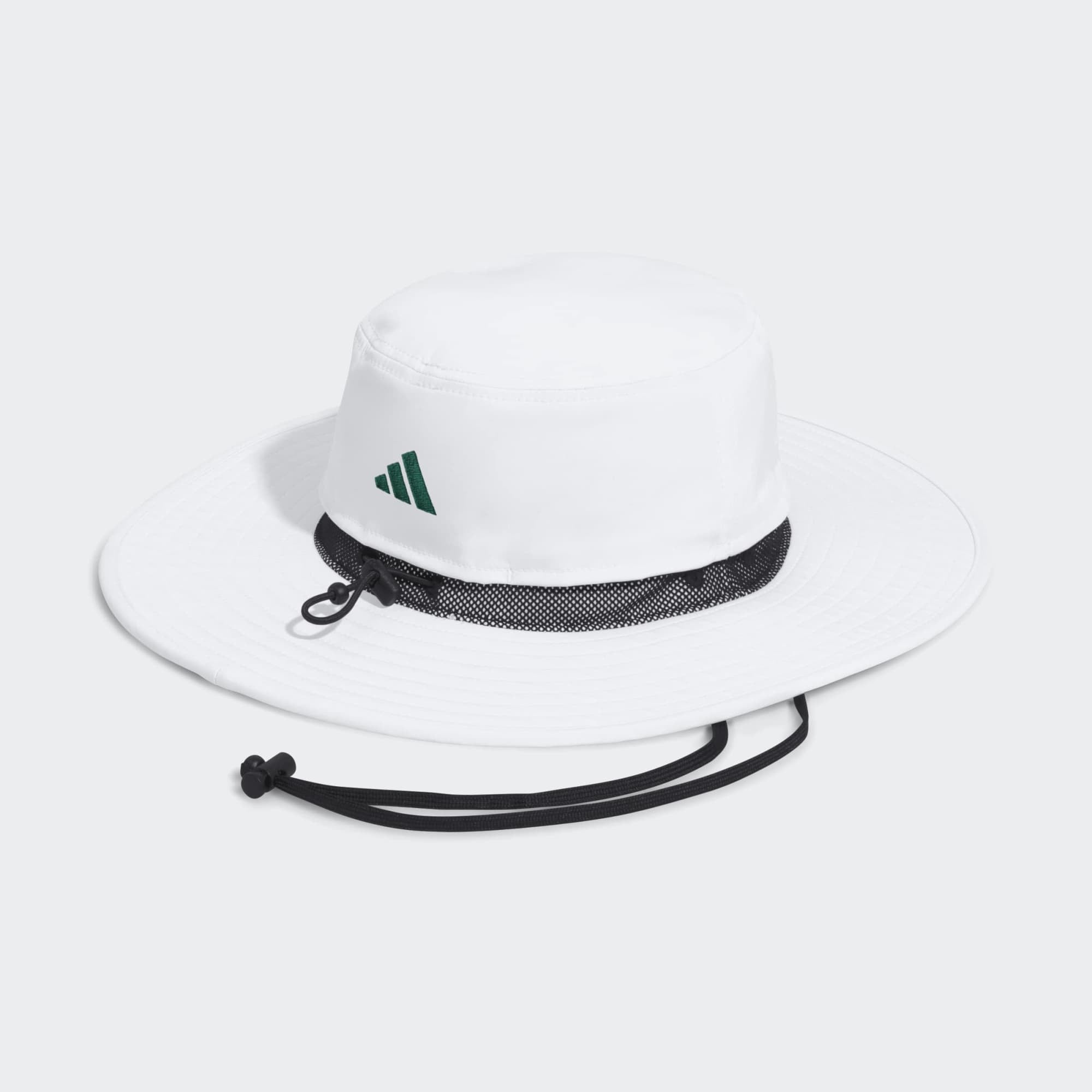 Men's adidas White Miami Hurricanes 2026 Sideline Wide Brim Boonie Bucket Hat