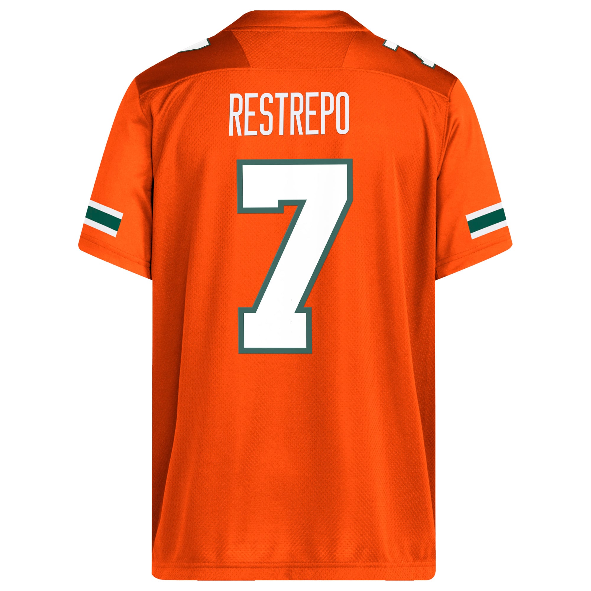 Maillot de footballeur adidas Xavier Restrepo Orange Miami Hurricanes NIL pour homme