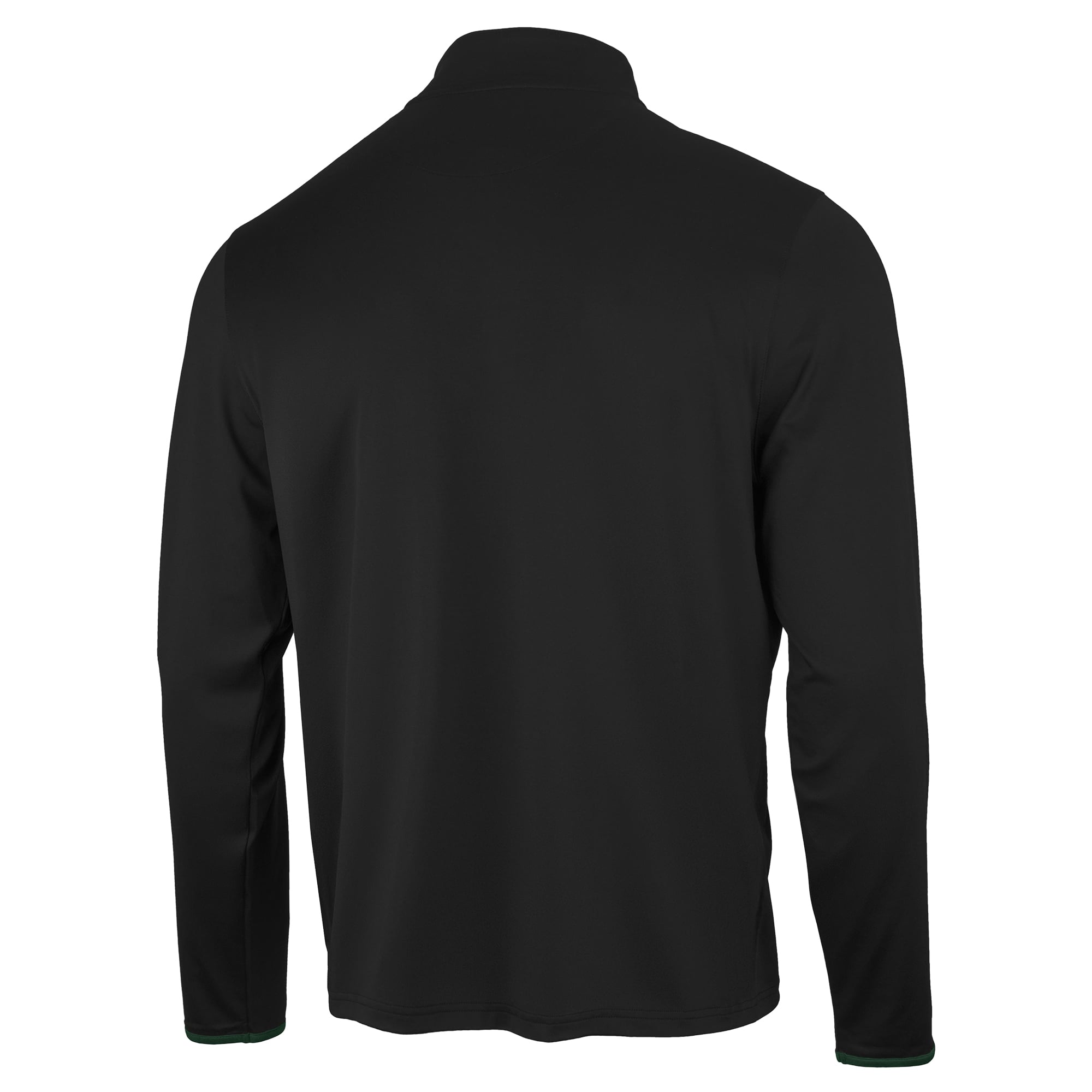 Pull à col zippé Antigua Black Miami Hurricanes Brink Color Pop pour homme