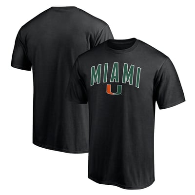 Miami Hurricanes Tall Engage Arch T-Shirt - Black