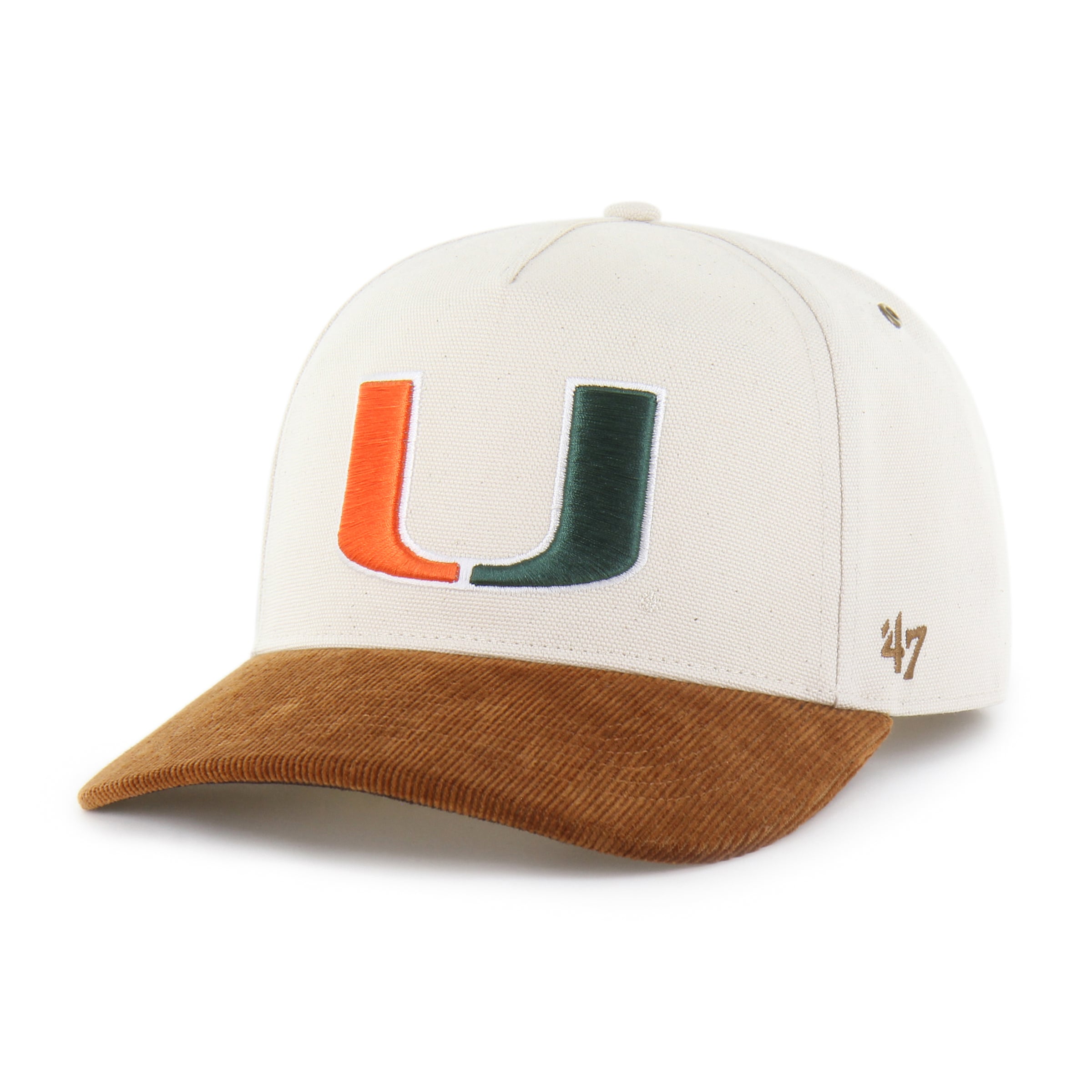 Casquette Carhartt x '47 Natural/Miami Hurricanes Undyed Relaxed Hitch pour homme