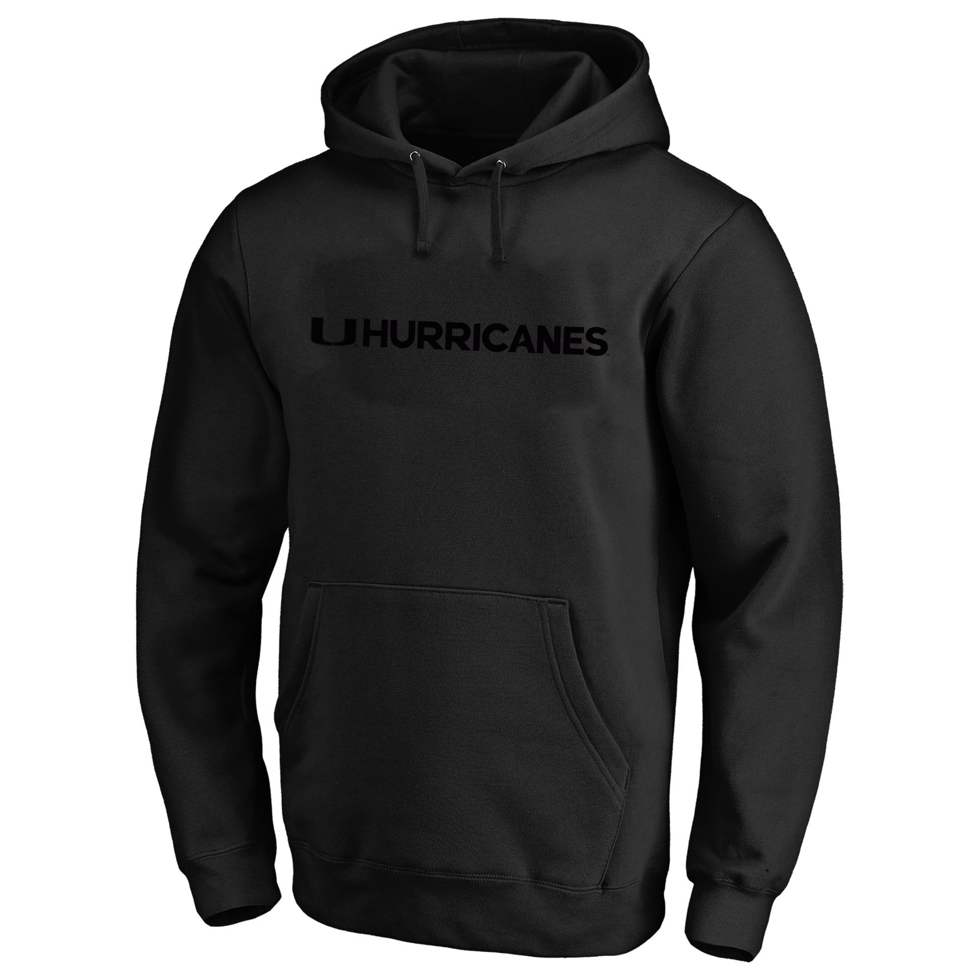 Sweat à capuche ton sur Champion noir Miami Hurricanes pour homme, grandes tailles
