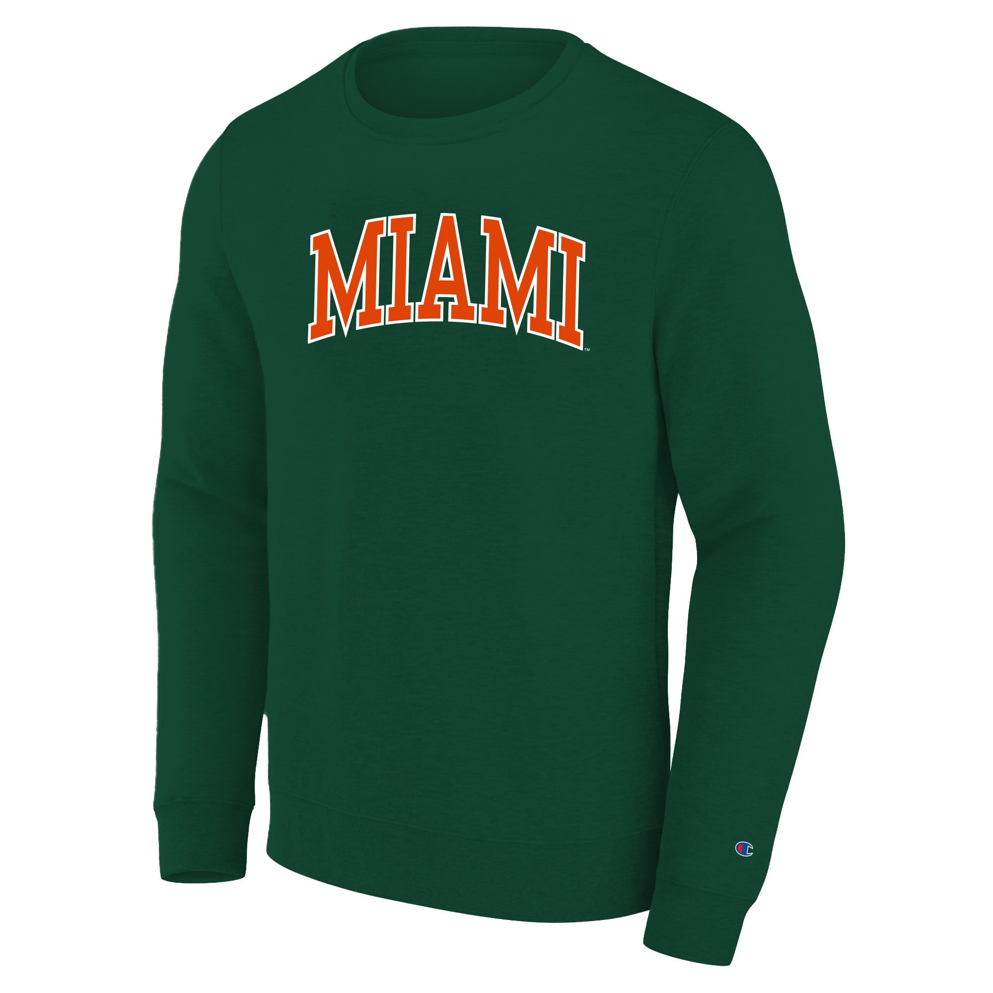Sweat-shirt Champion vert Miami Hurricanes pour homme, grandes tailles