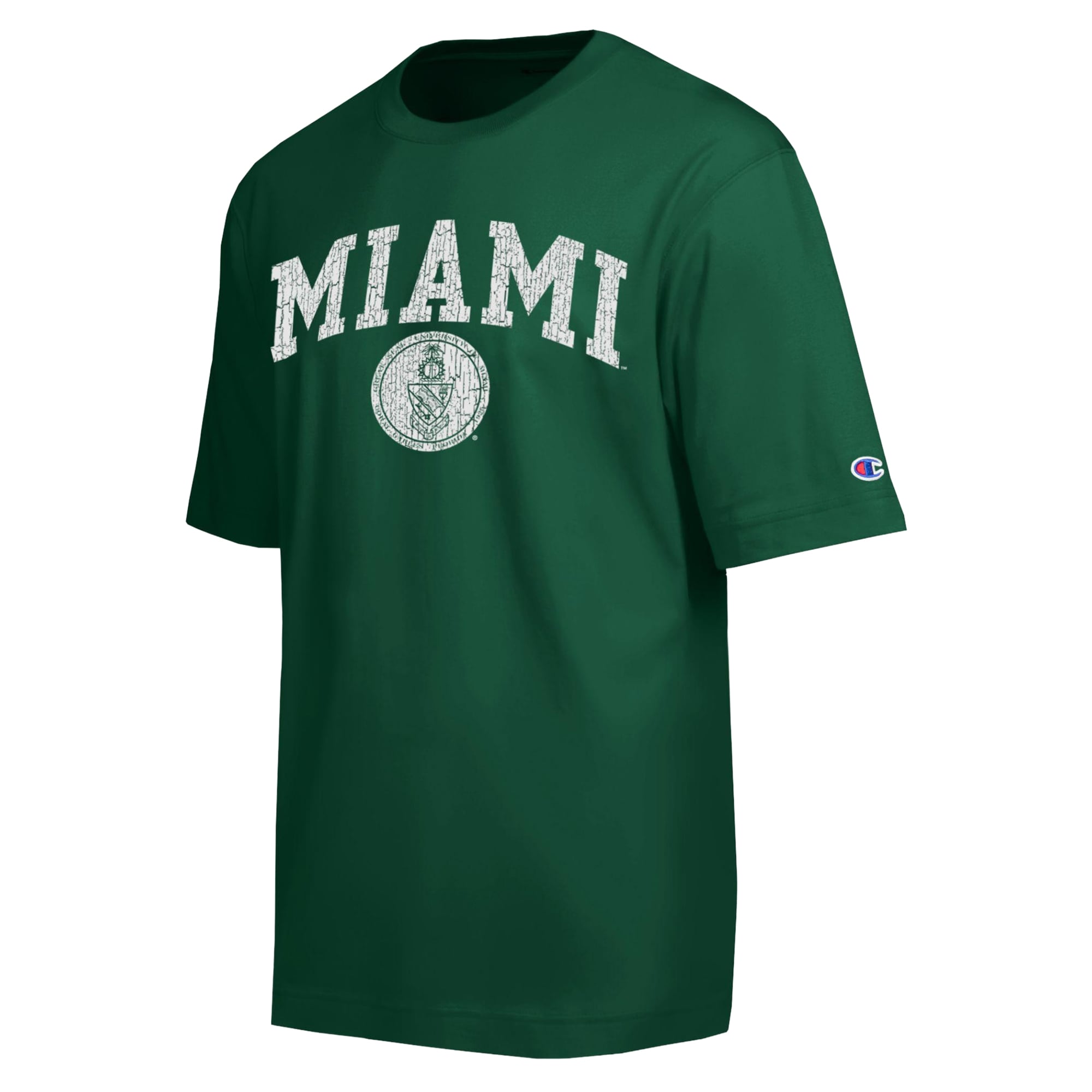 Men's Champion Green Miami Hurricanes Scholar All-Star T-Shirt