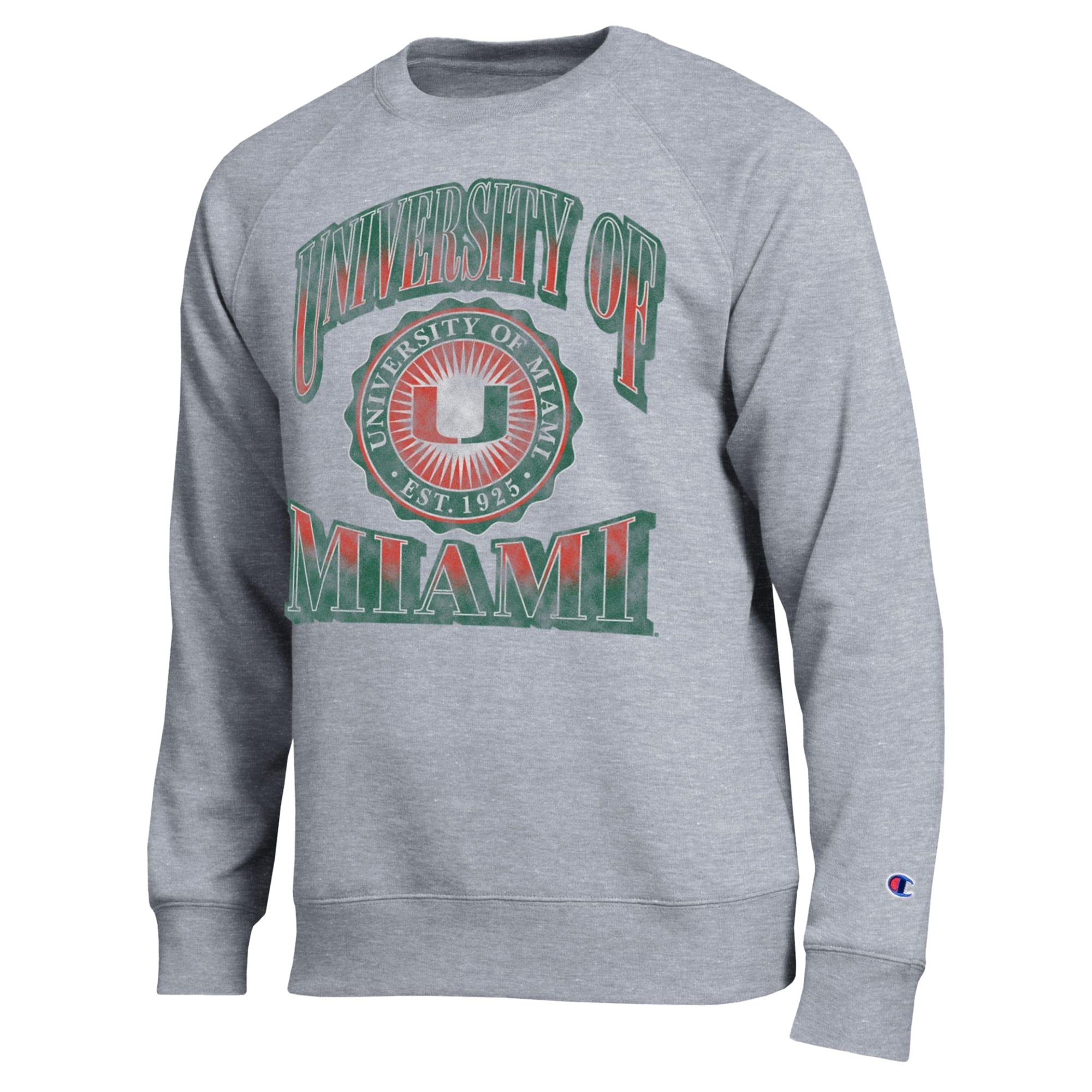 Men's Champion Heather Gray Miami Hurricanes All-Star Sweatshirt