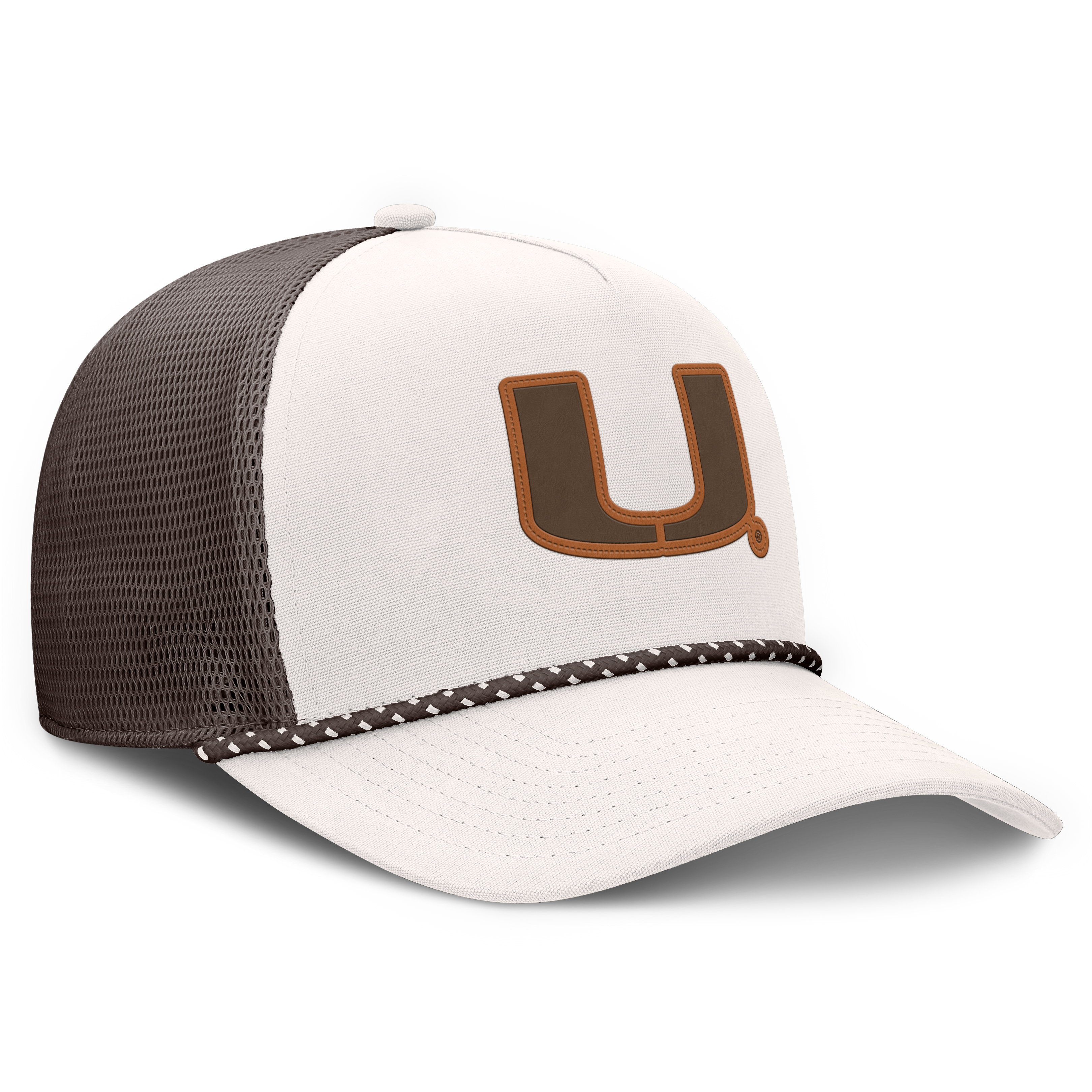 Men's Fanatics Natural Miami Hurricanes Bronco Trucker Adjustable Hat