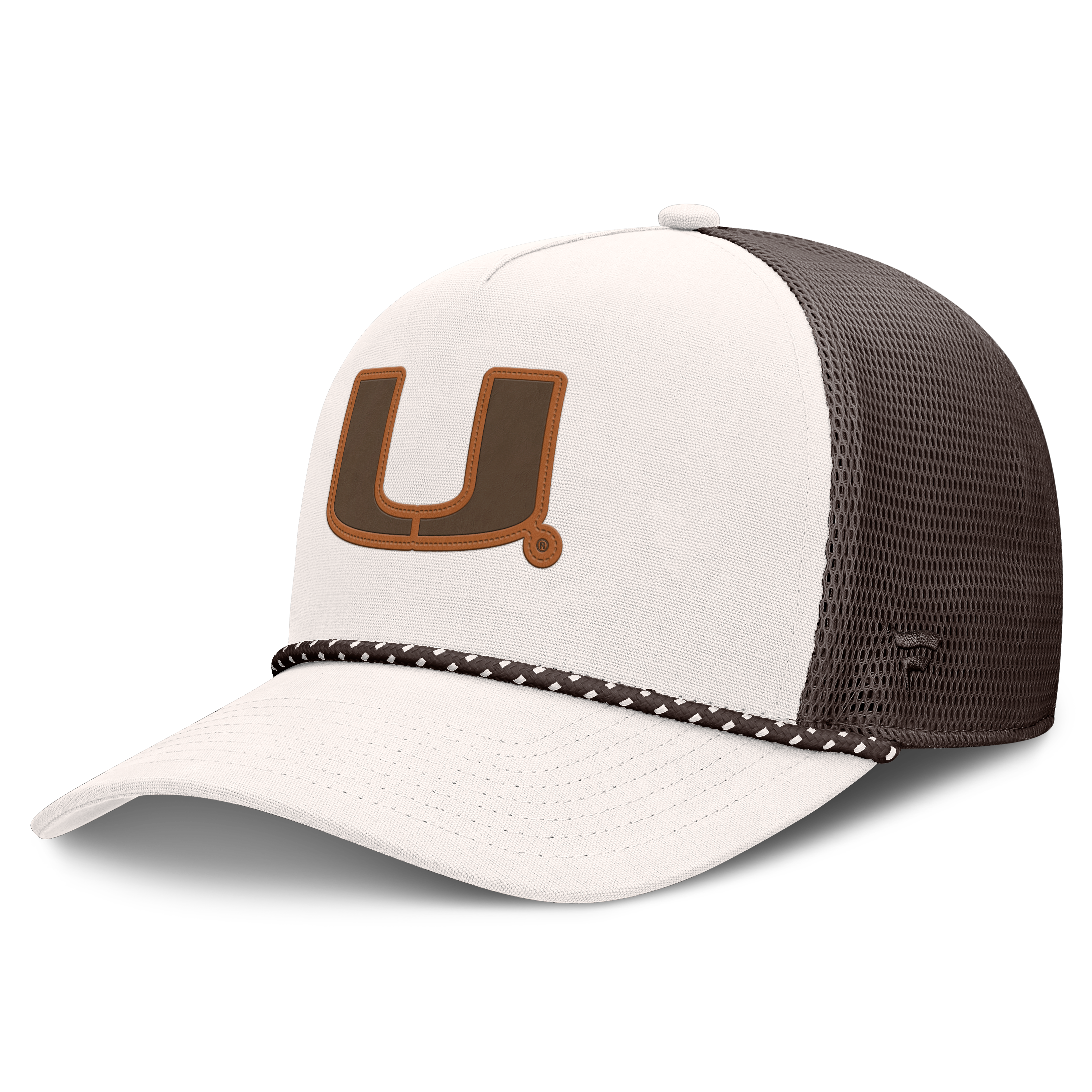 Men's Fanatics Natural Miami Hurricanes Bronco Trucker Adjustable Hat