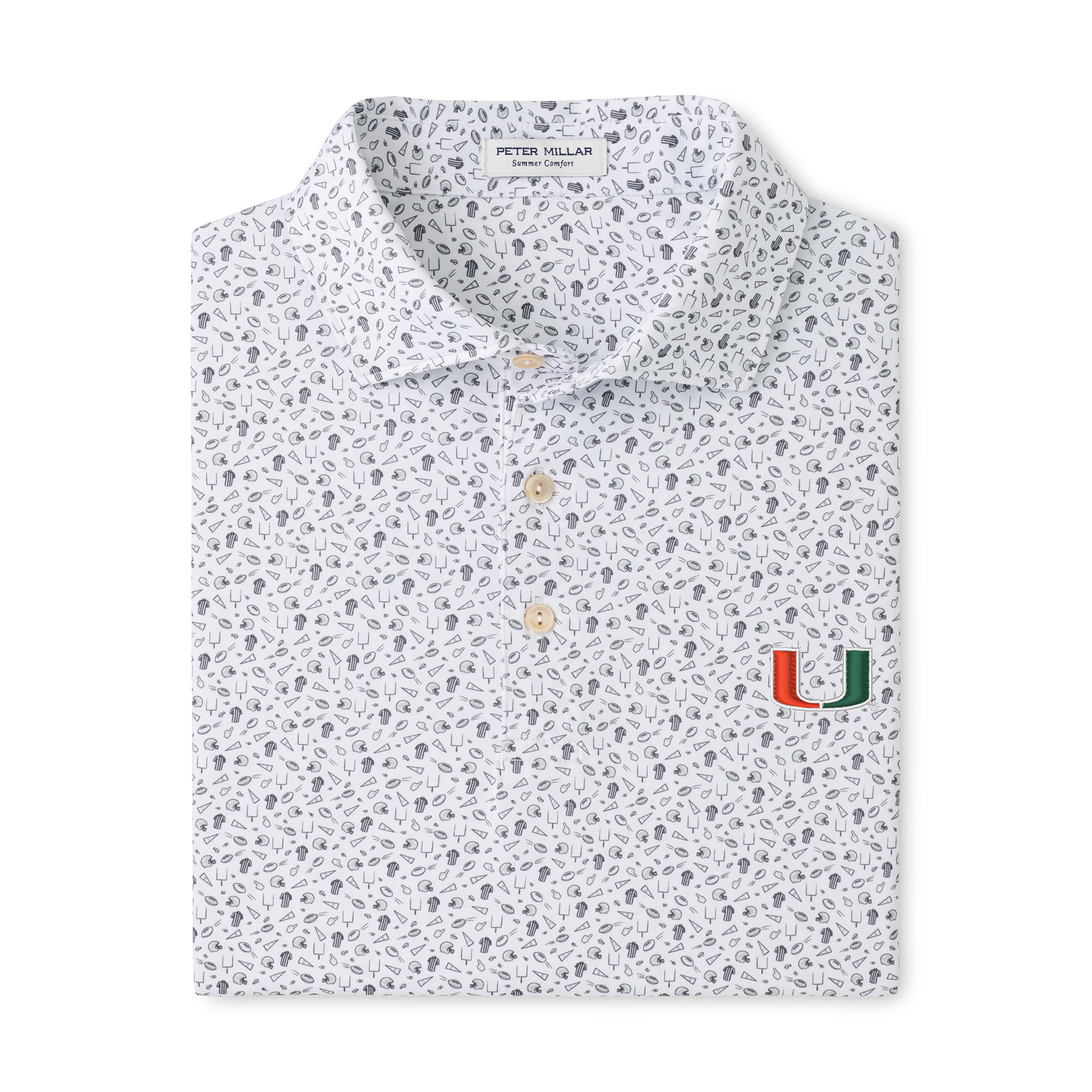Polo de performance Peter Millar gris pour homme