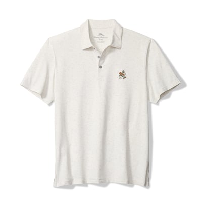 Miami Hurricanes Tommy Bahama Palm Dunes IslandZone Polo - White