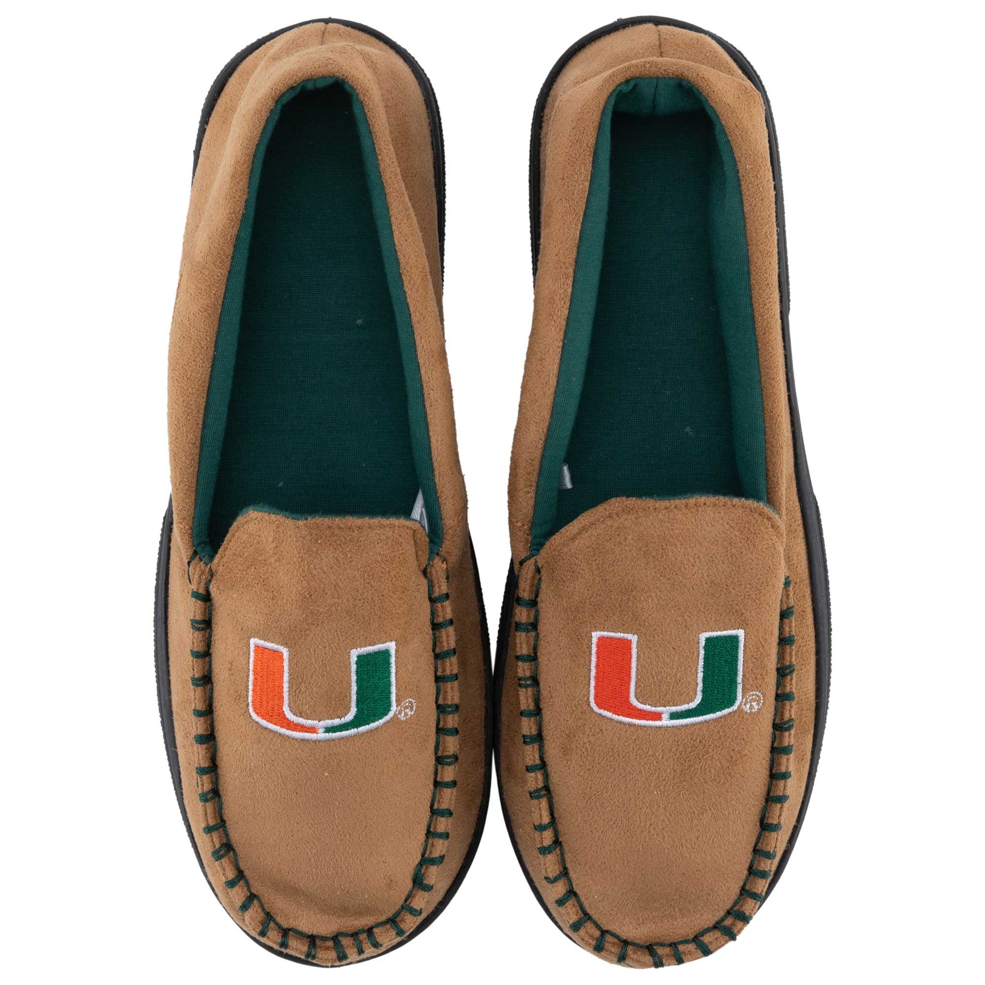 Chaussons mocassins ZooZatz Miami Hurricanes pour hommes