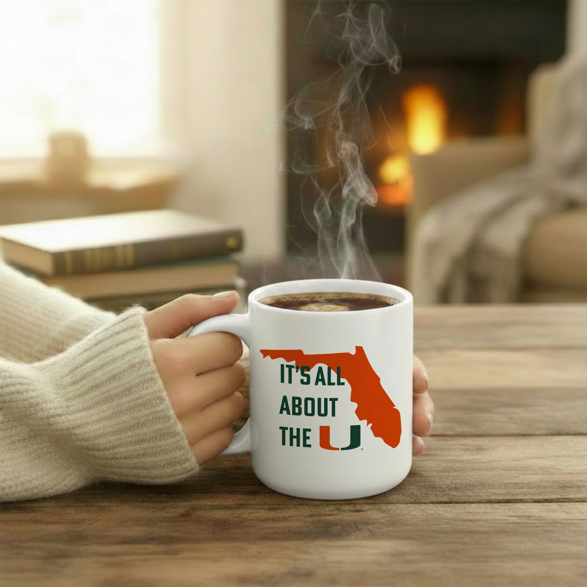 Ensemble de 2 tasses Miami Hurricanes de 59 cl « Mon État »